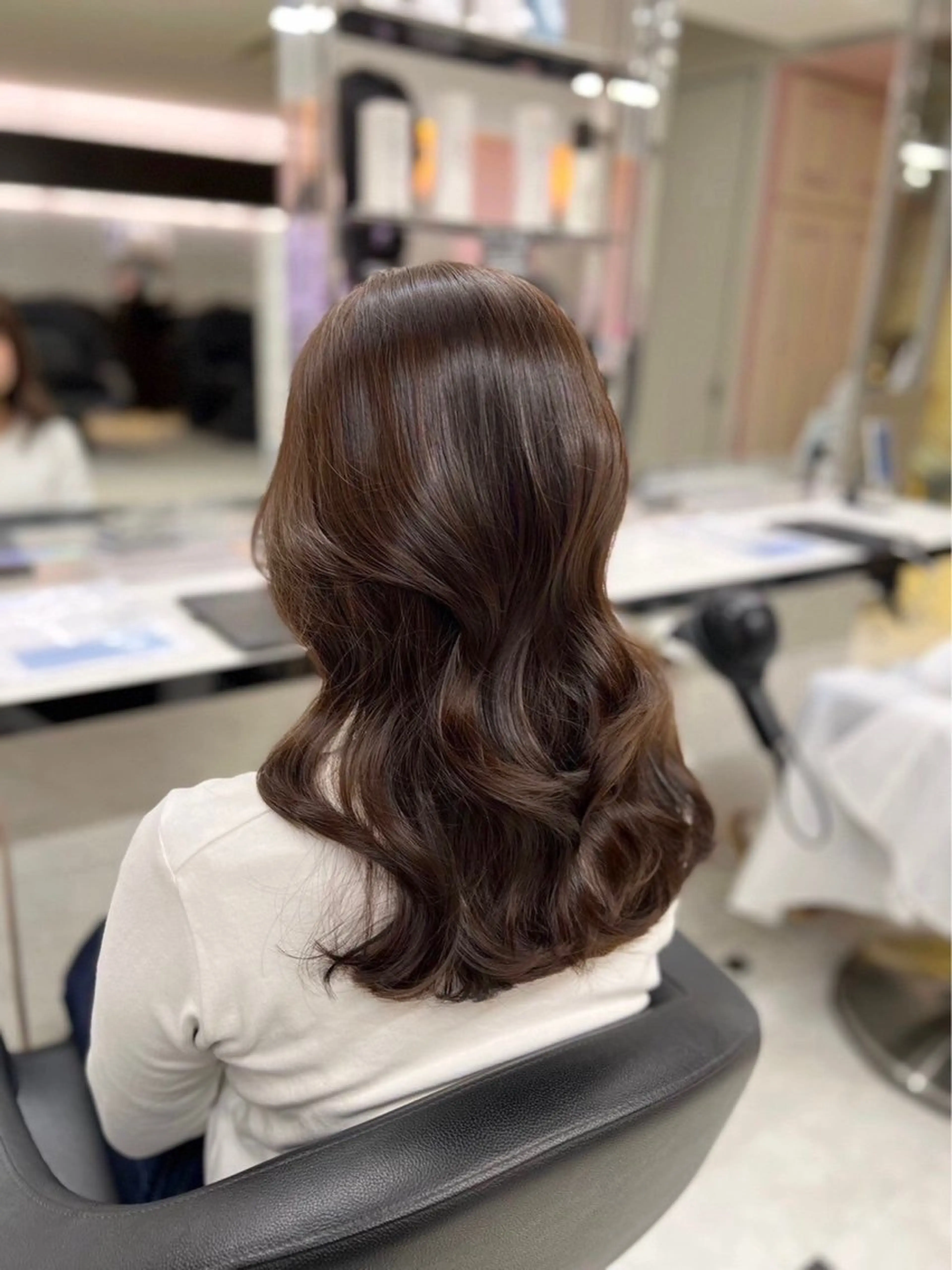 ロング カラー ヘアカラー 🍩似合わせボブ ×チョコブラウン🍩のヘアスタイル