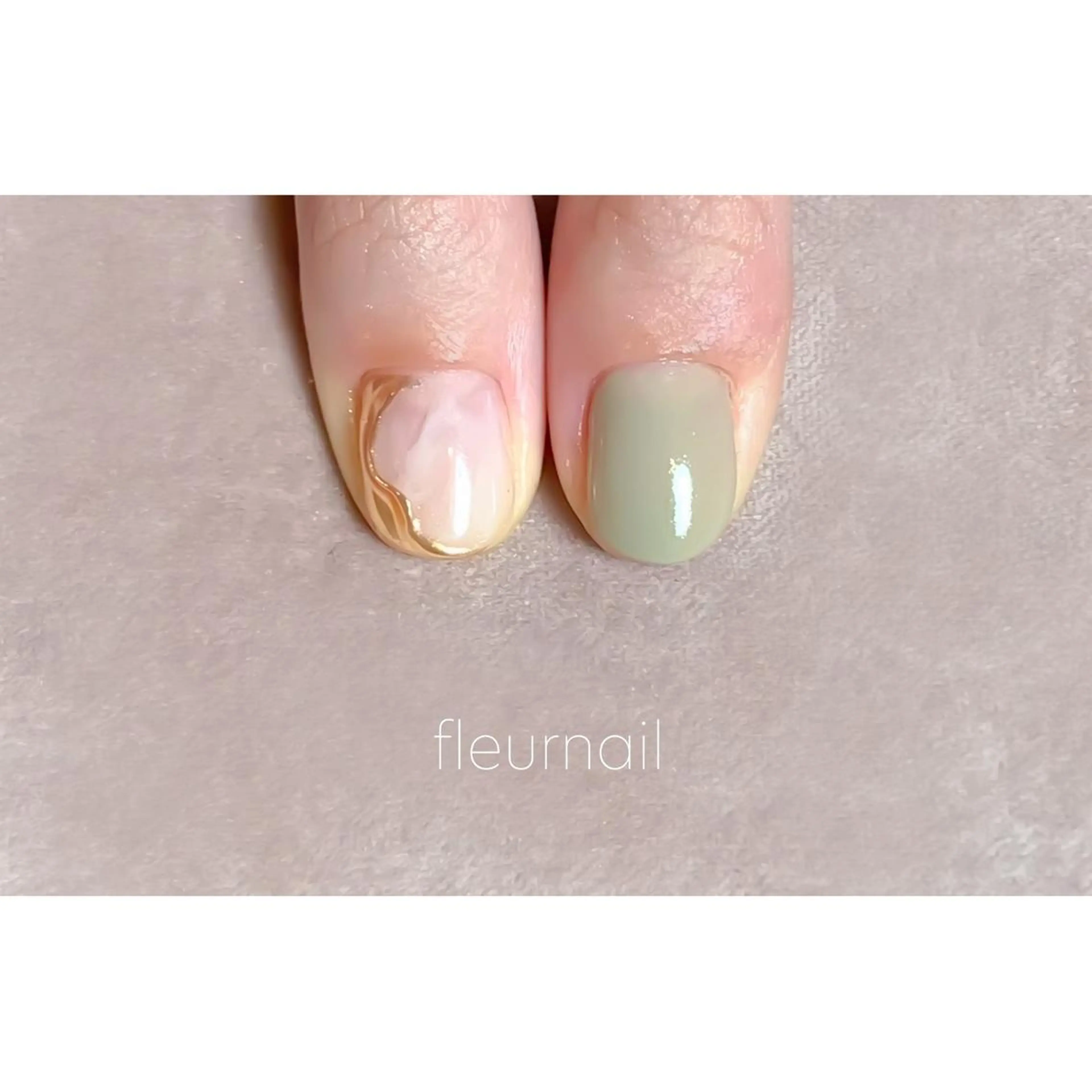 ネイル ブルー 成人式 長さ出し フラワーネイル ジェルネイル fleurnail miuraのネイルデザイン