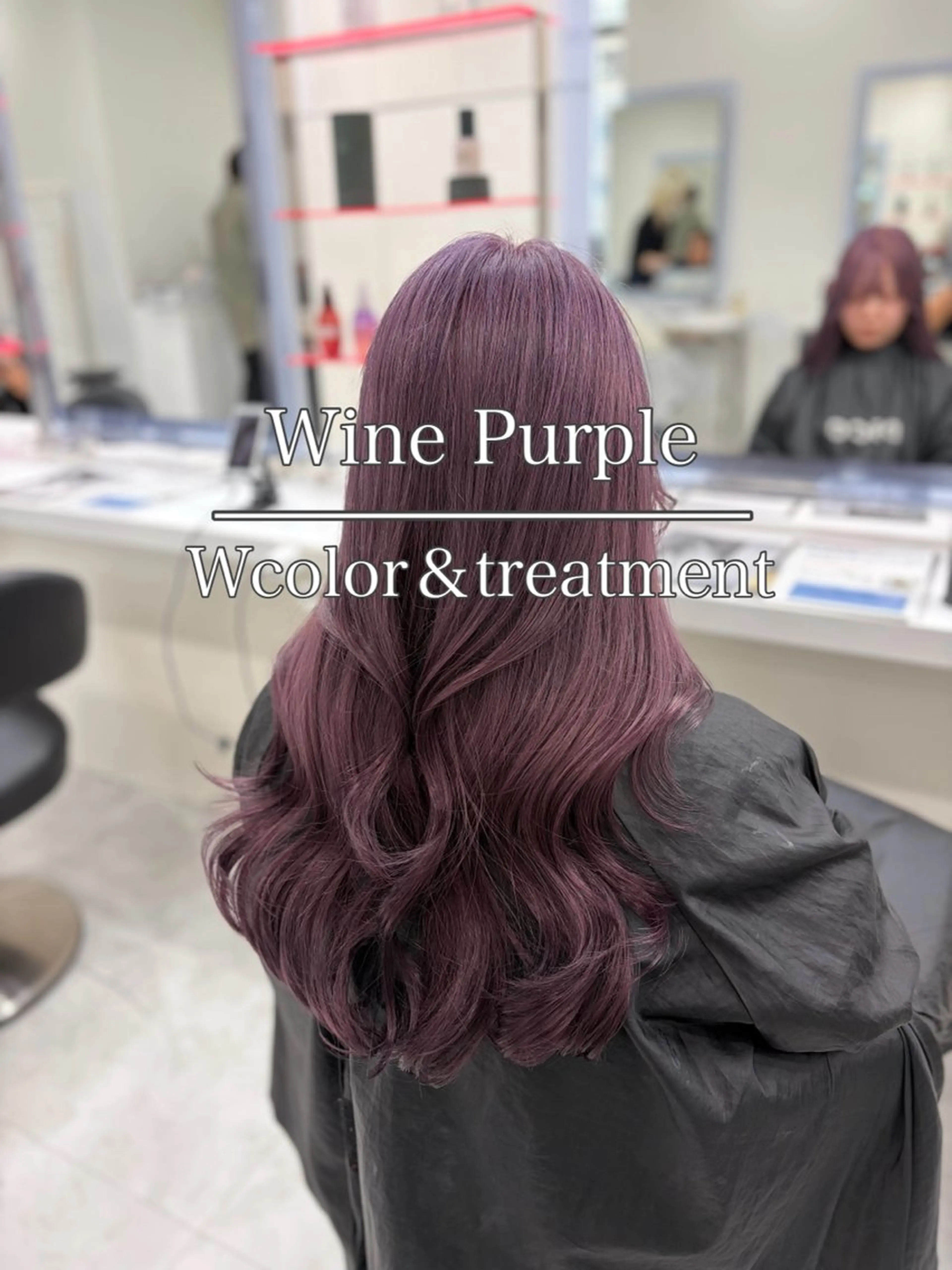 ロング カラー 💜RIO/韓国風 寒色・暖色カラー💜のヘアスタイル