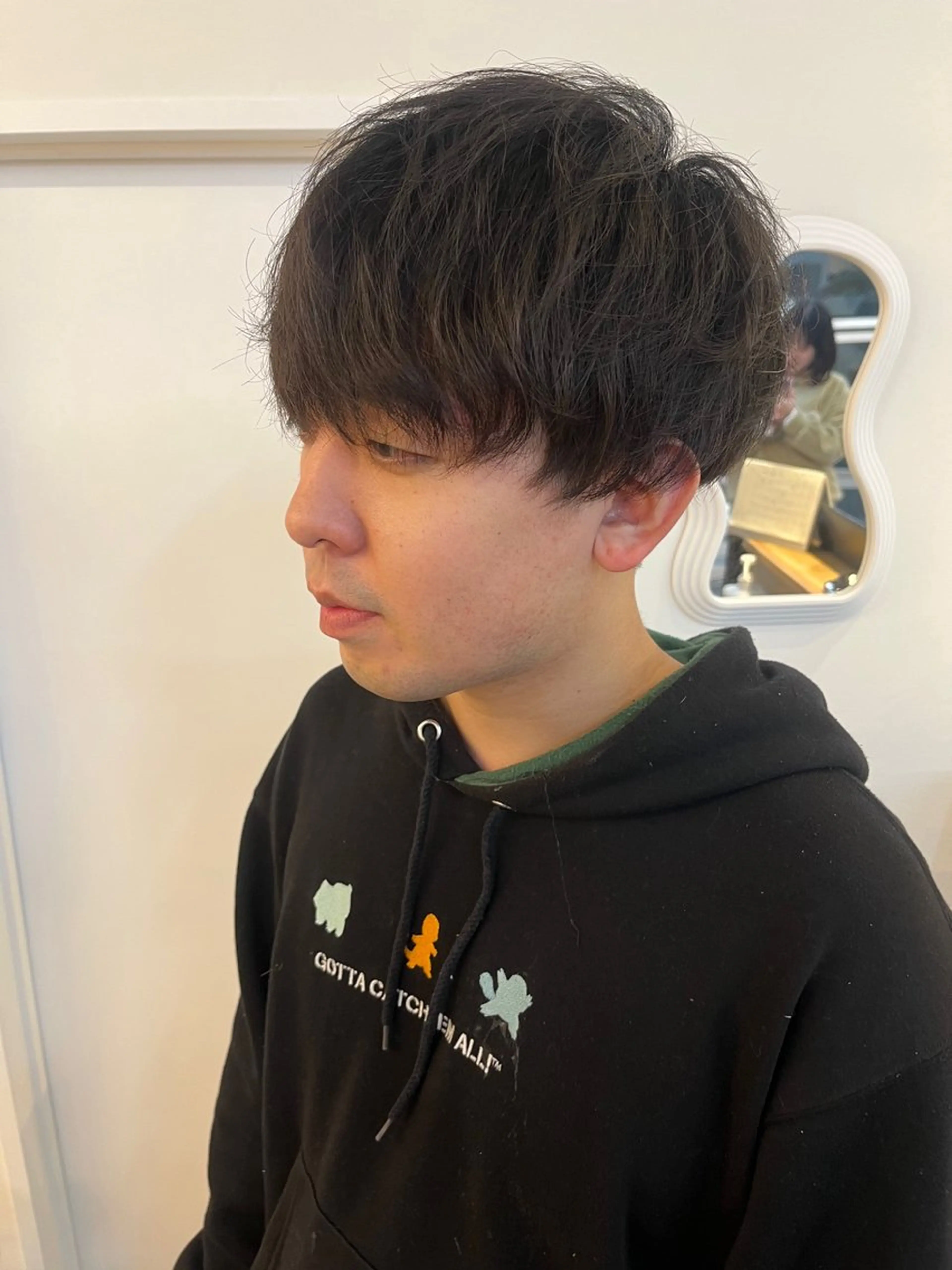 パーマ メンズ マッシュ メンズパーマ レイヤーカット/韓国 ヘア/ honokaのヘアスタイル