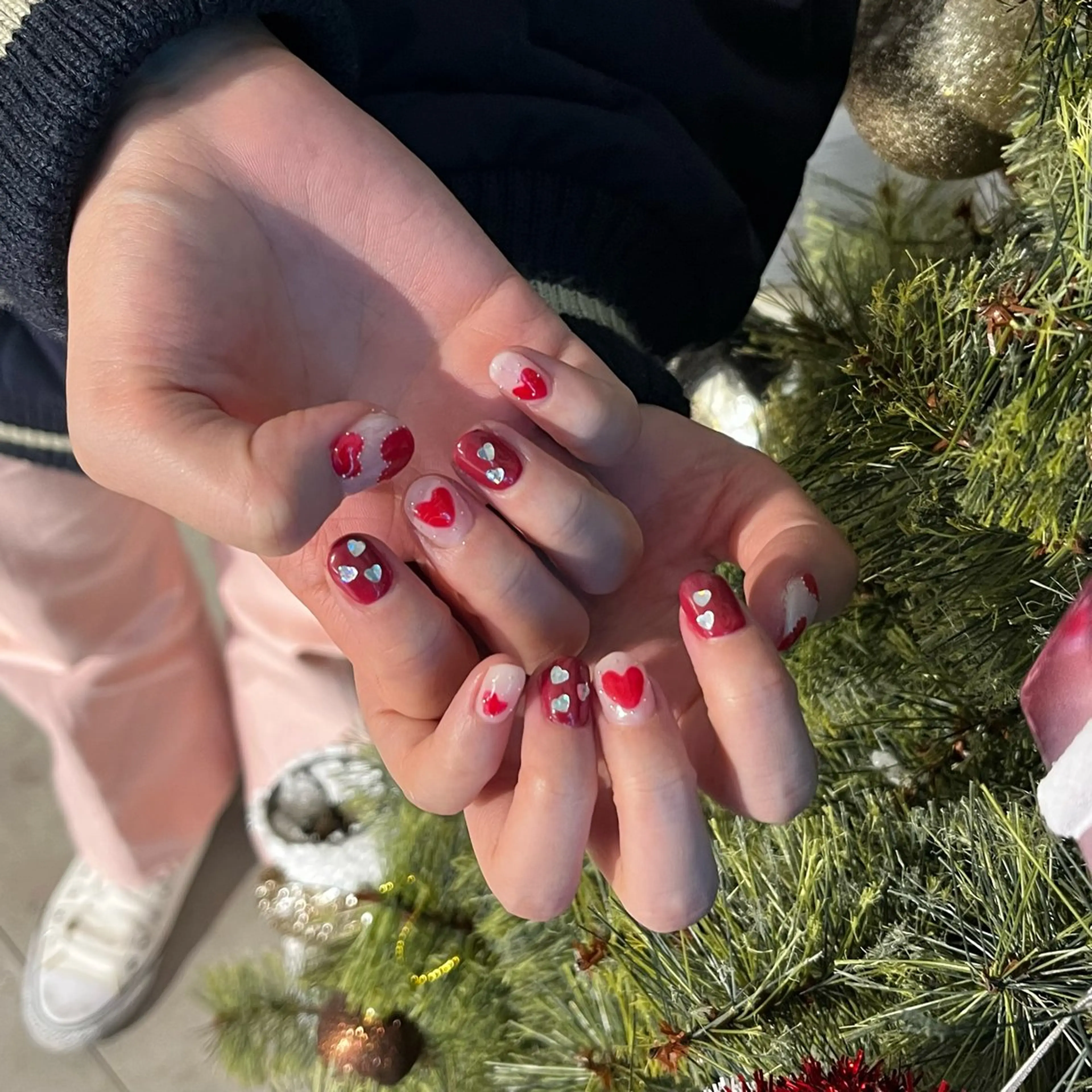 ネイル ハンドネイル メンズパーマ/ メッシュ📍ﾕﾘのヘアスタイル