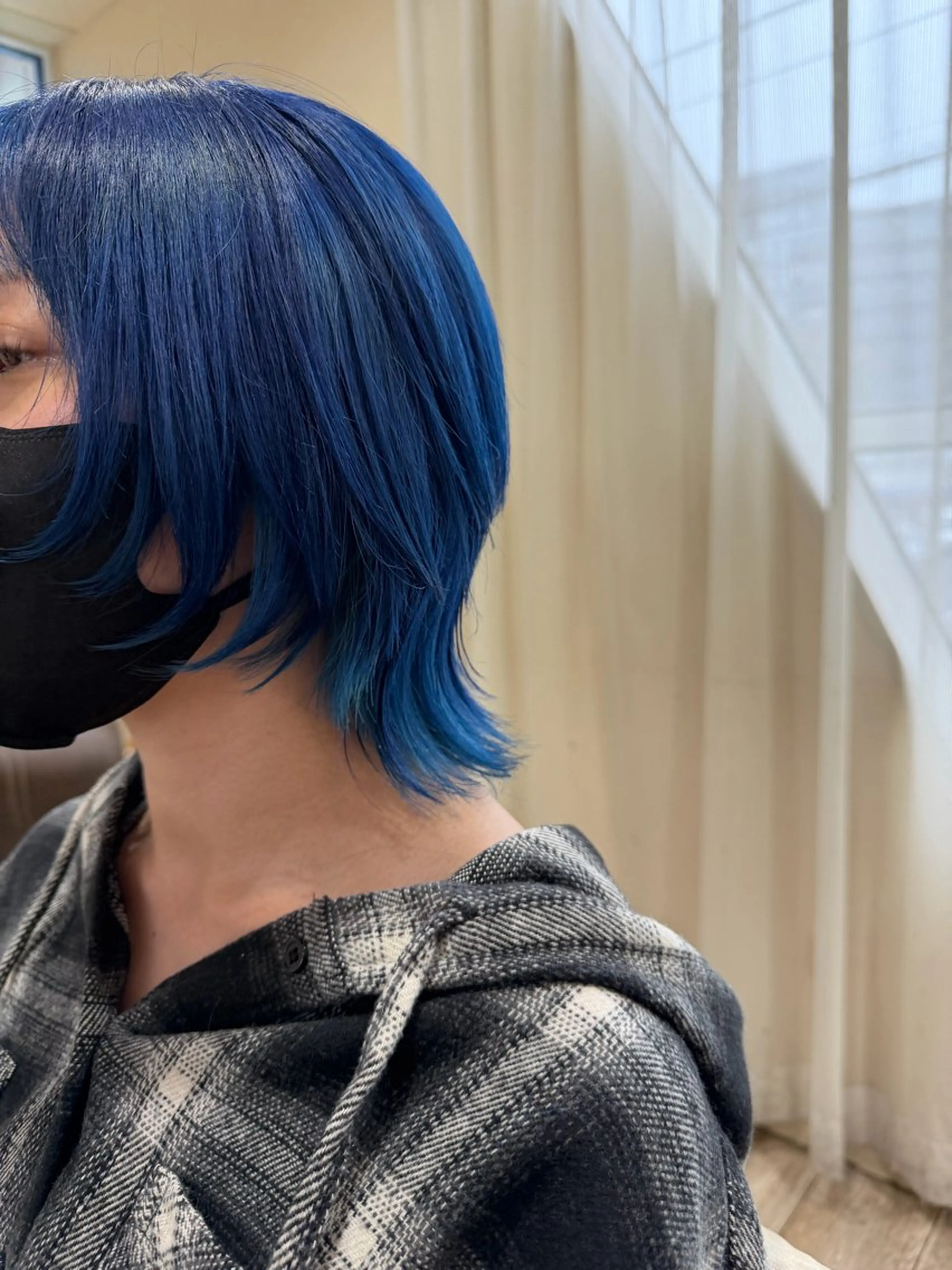 ショート カラー ブルーカラー 髪質改善 ショートヘア ウルフカット カット ヘアカラー トリートメント 新越谷noble店長 松本拓也▶◀*.のヘアスタイル