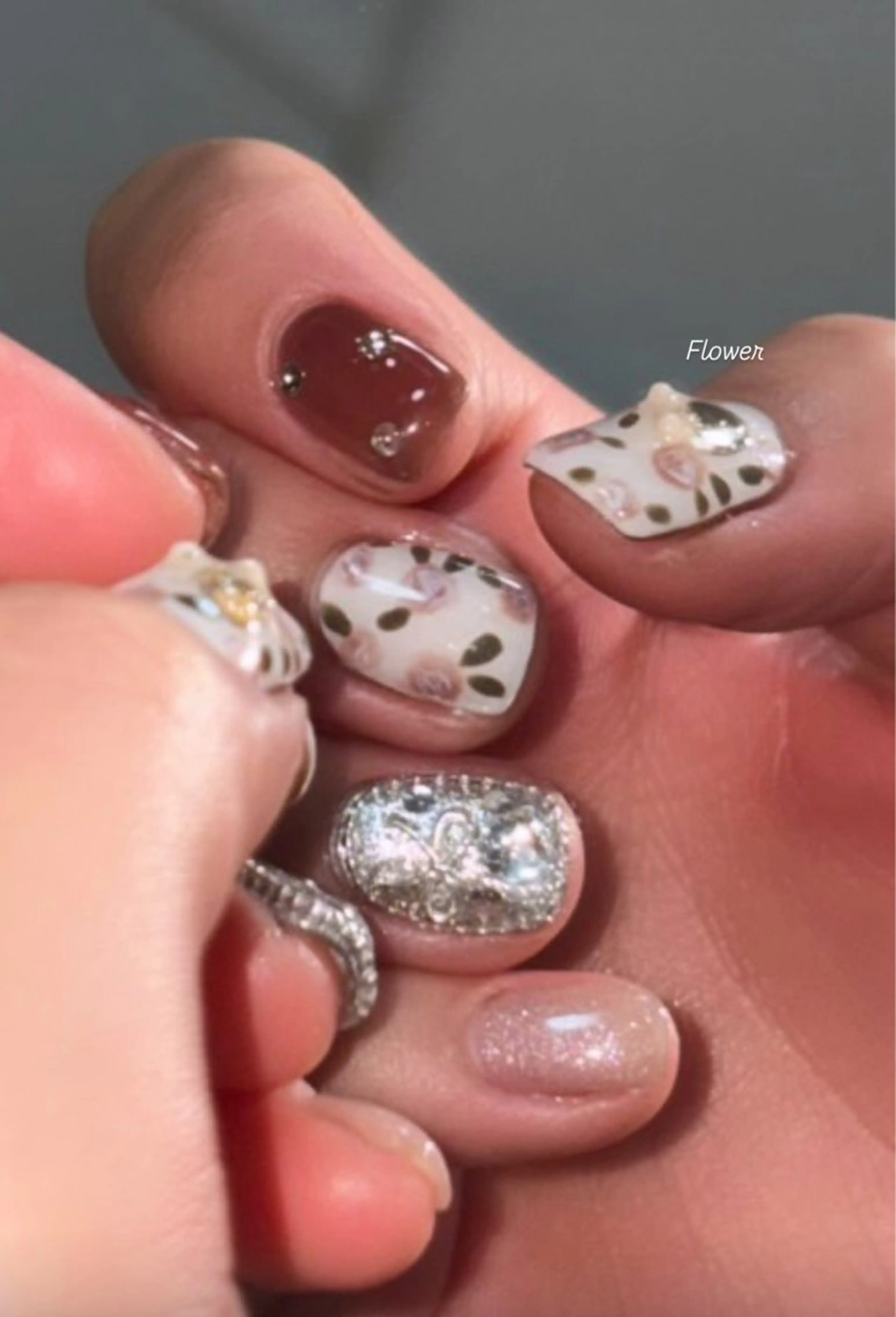 ネイル キラキラネイル ハンドネイル HazeGrass NAILのネイルデザイン