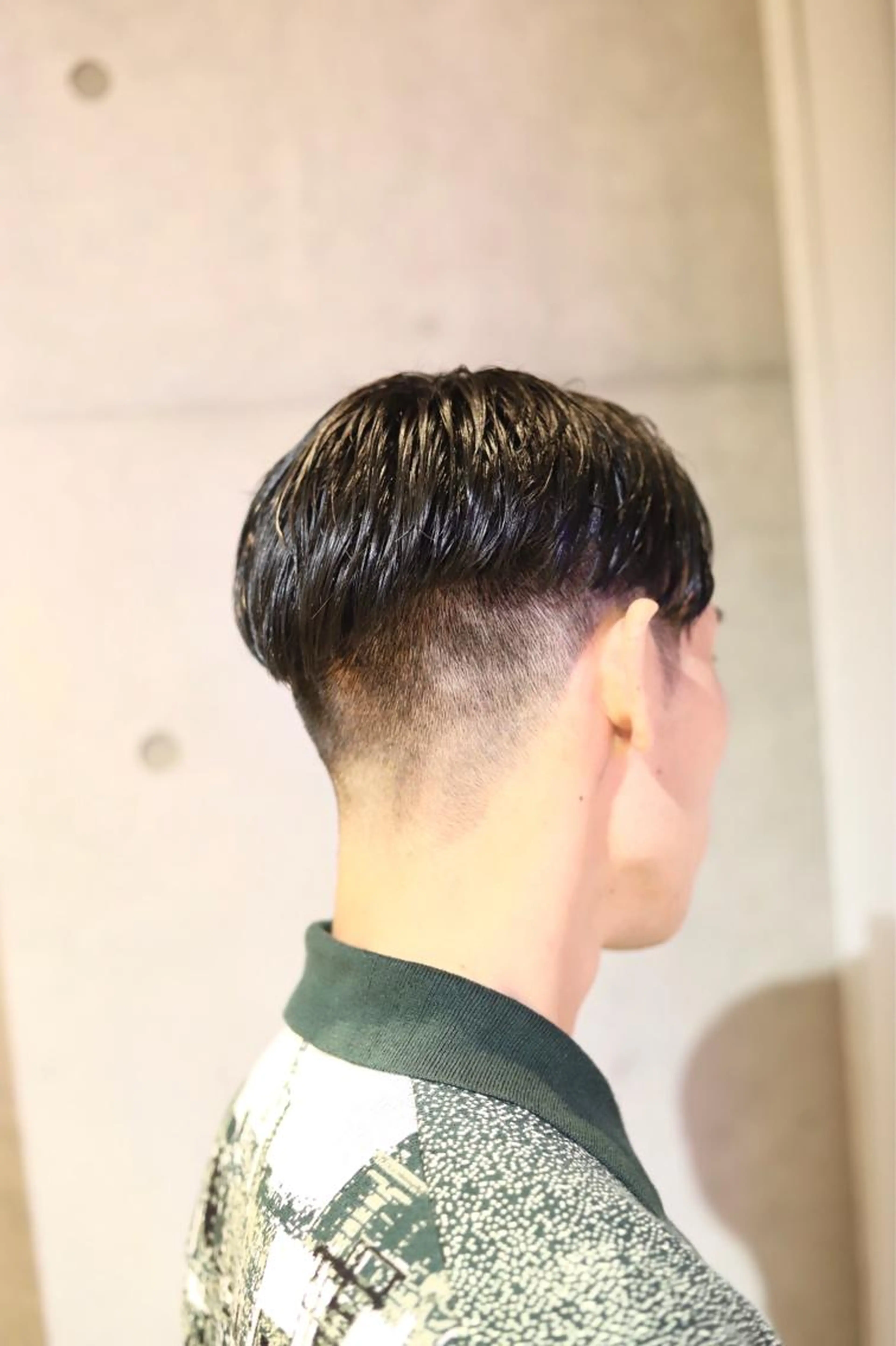 🍎メンズカジュアル🍏オシャレメンズカット & サービス業さんなど向用けヘアカラーにミニモ限定の炭酸スパがついていますの写真