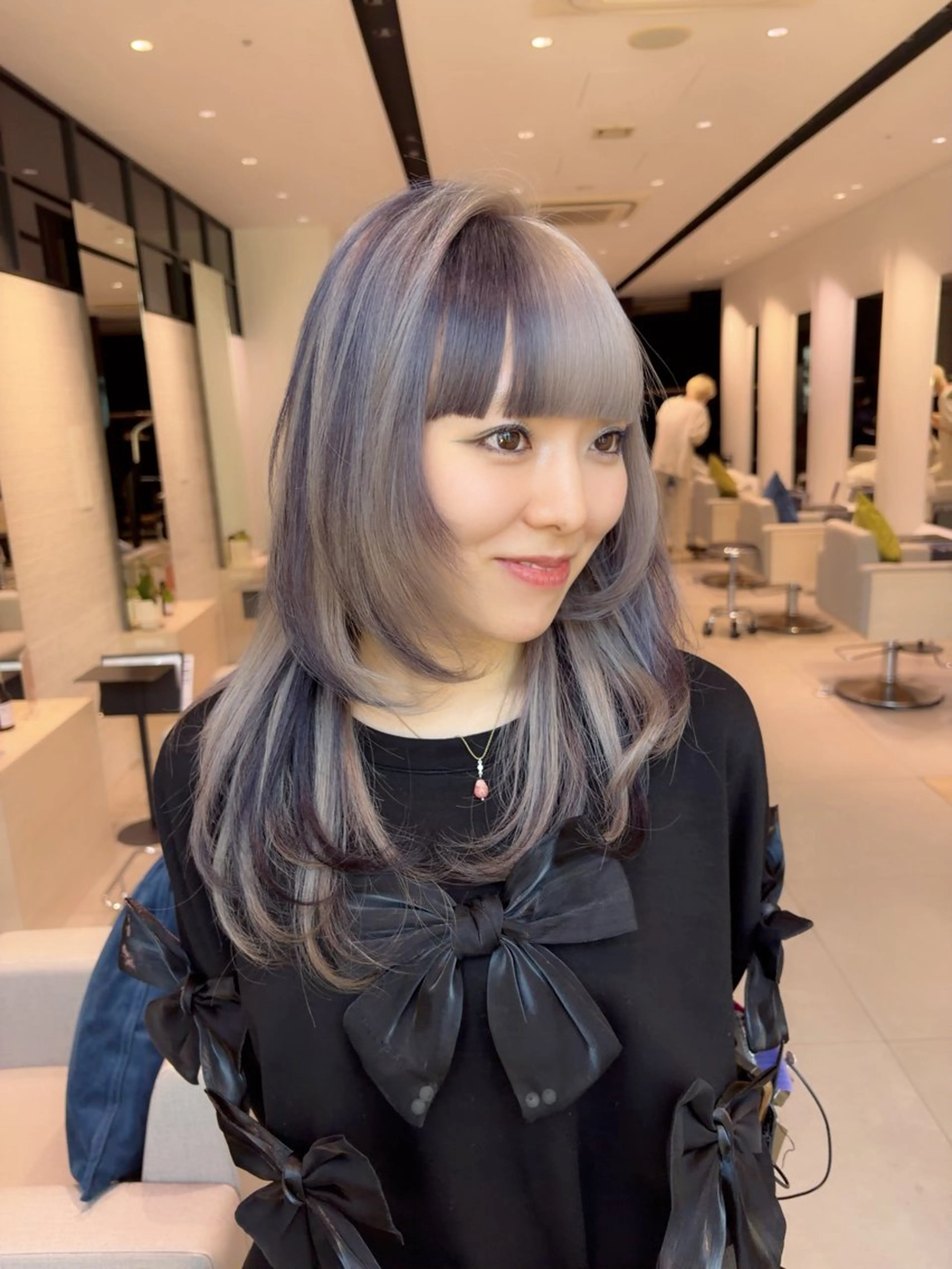 ロング カラー カット ヘアカラー カラーリスト/アイ リスト/牛込萌香🫧のヘアスタイル