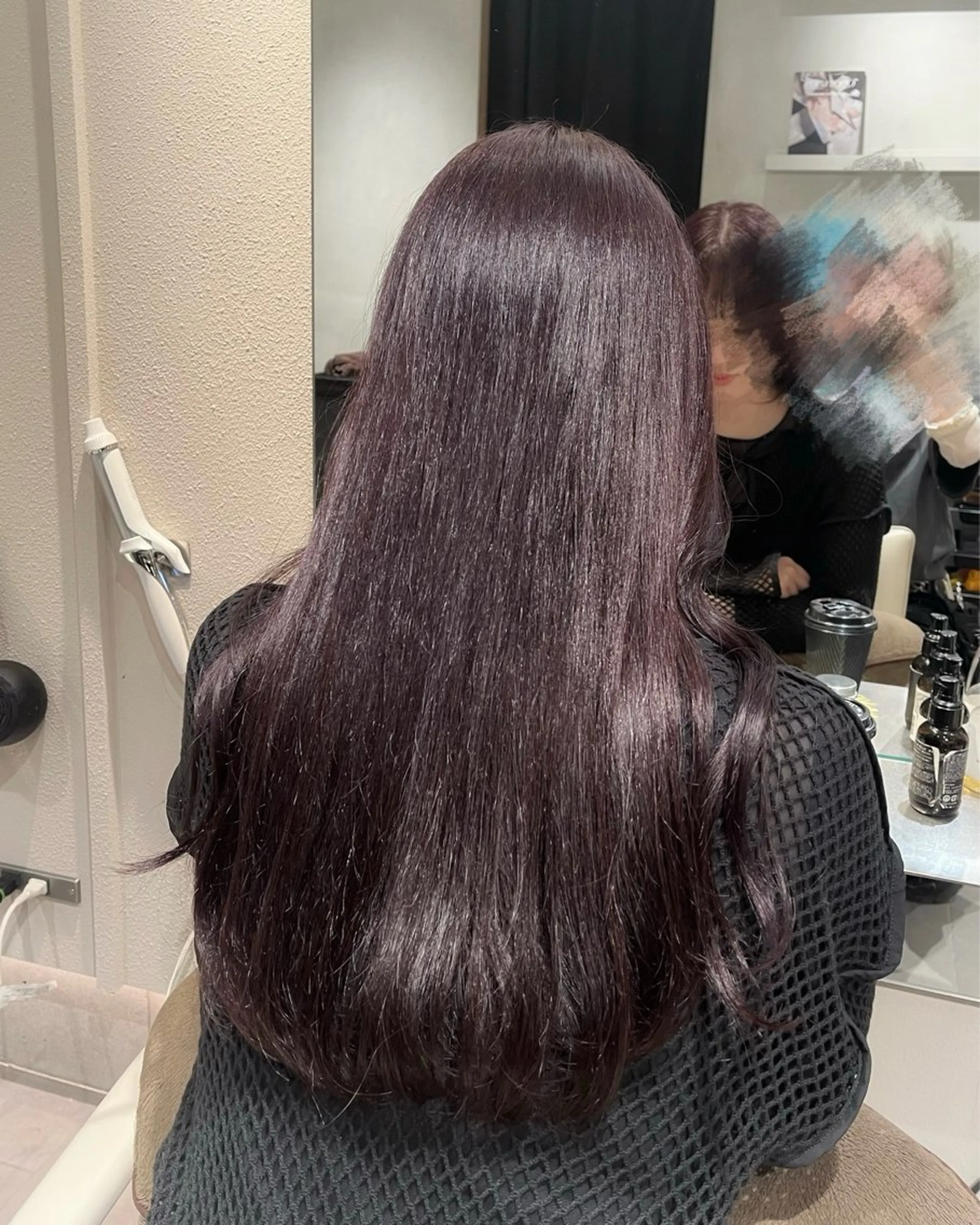 セミロング カラー ヘアカラー トリートメント 艶髪カラー/ レイヤー/yuiのヘアスタイル