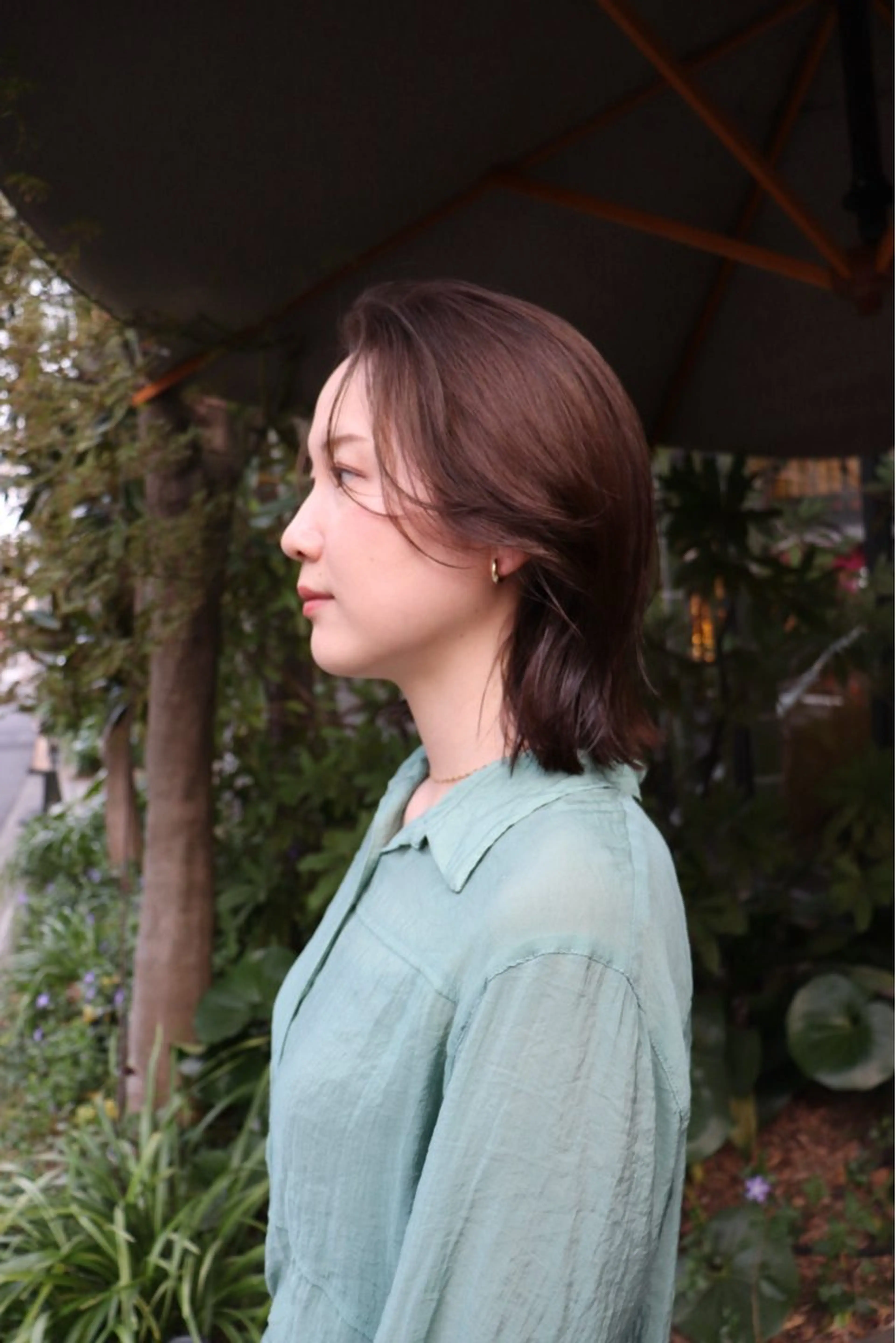 ミディアム カラー 似合わせカット /パーマ岡本淳平のヘアスタイル