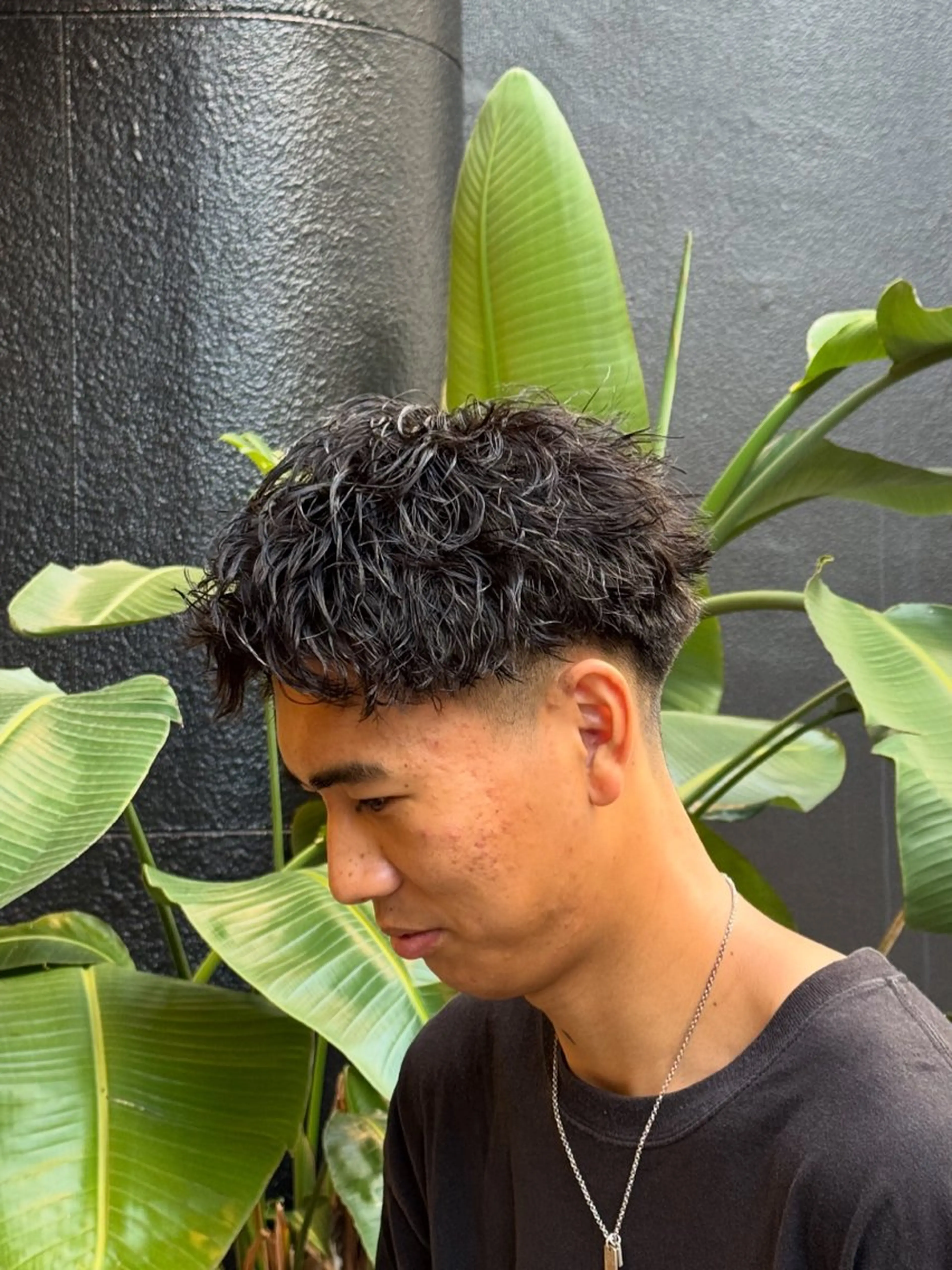 パーマ メンズ スパイキーショート 岩内 皓大のヘアスタイル