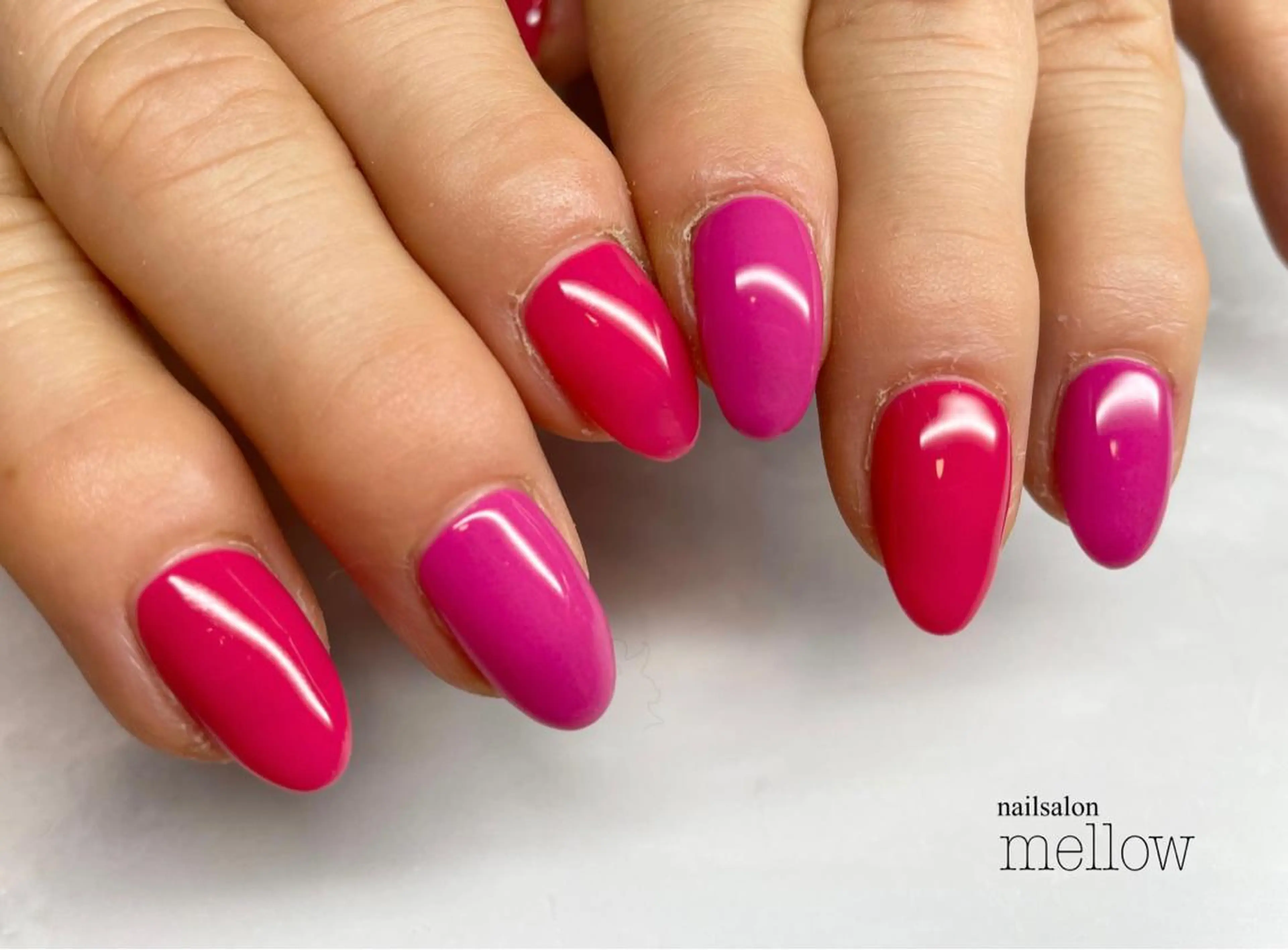 ネイル ピンク 大山 浩美のネイルデザイン