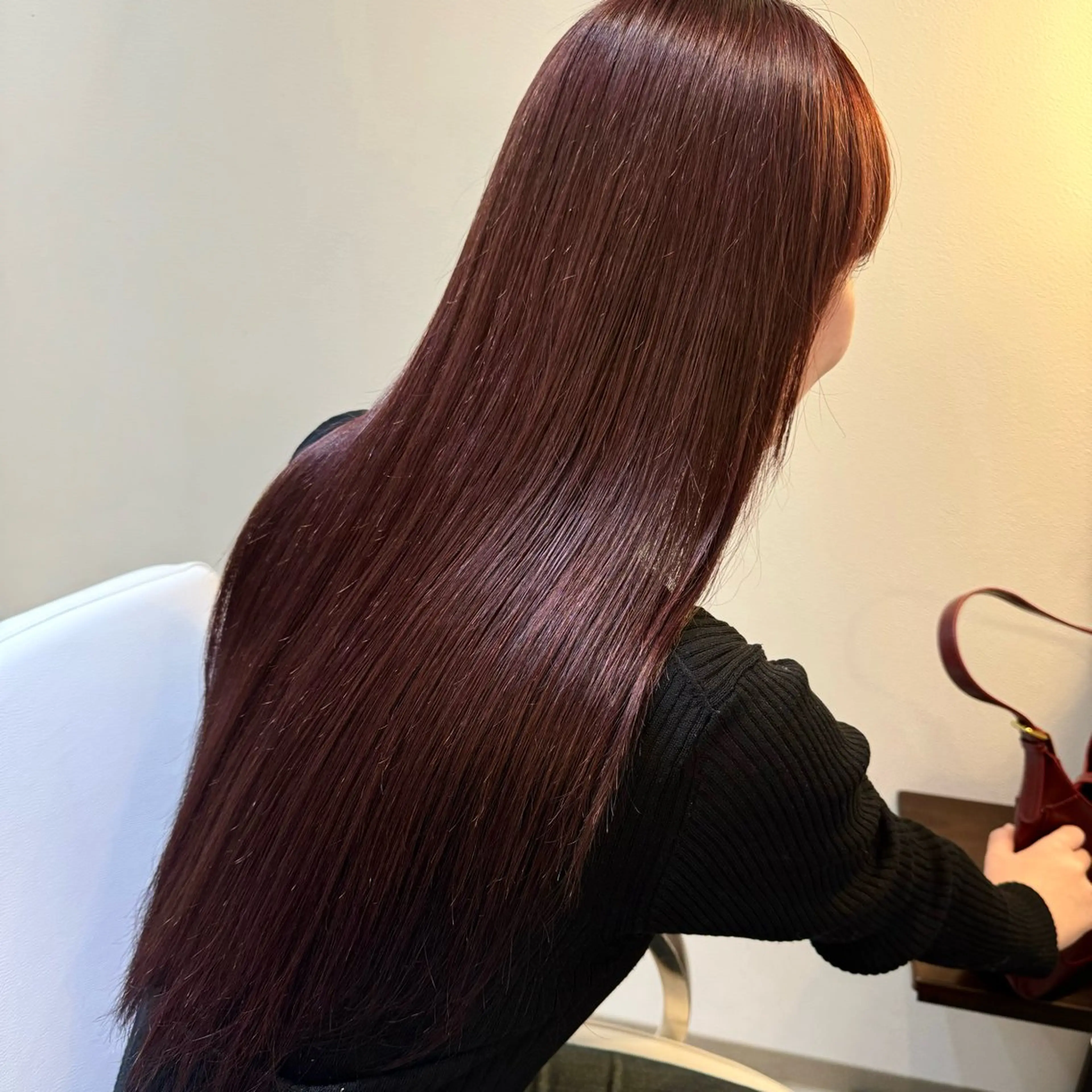 ロング カラー ブリーチ カット ヘアカラー トリートメント 似合わせhair /モガミユナ🎀のヘアスタイル