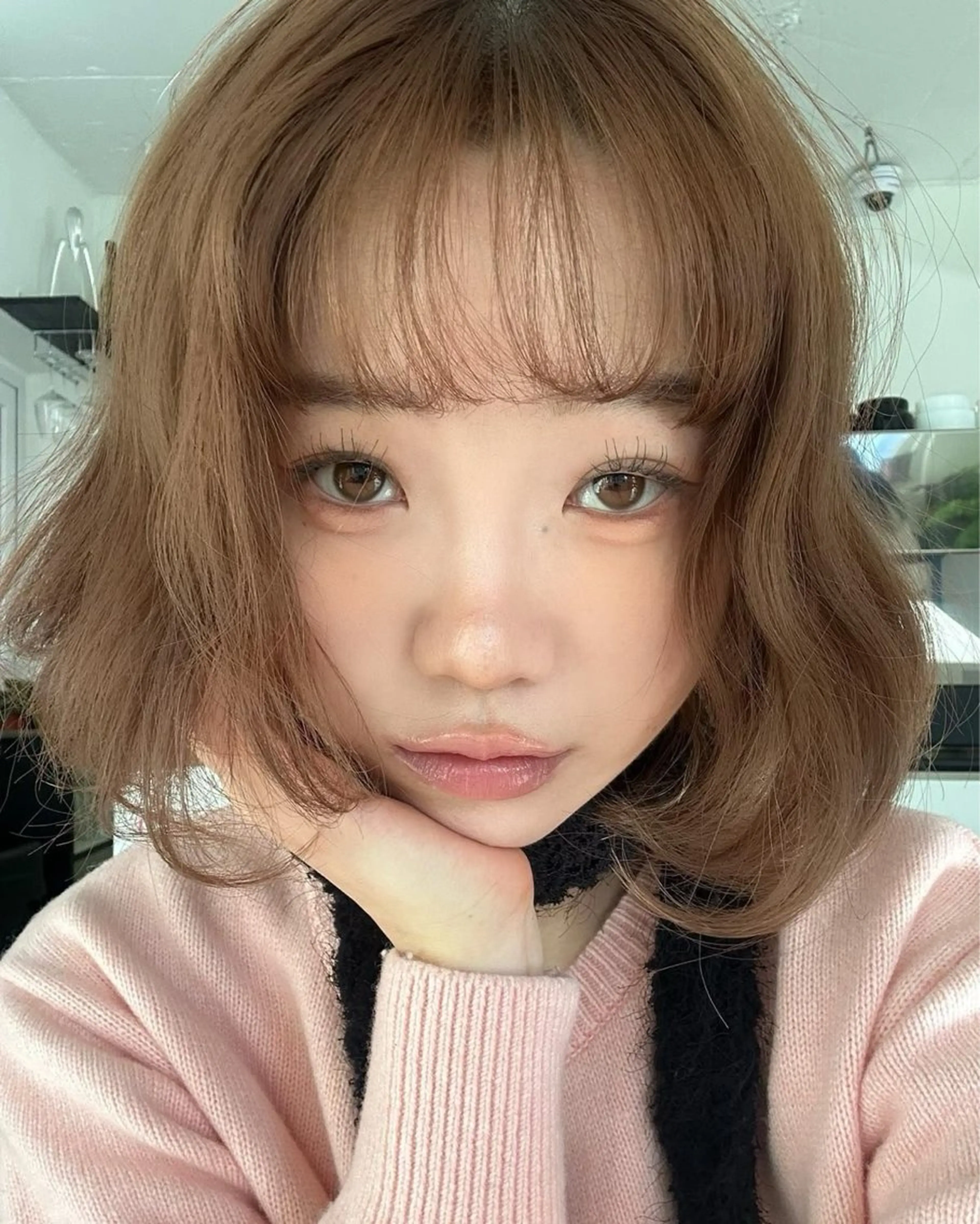 ショート カラー ボブ.顔周りカット カット/ユキカのヘアスタイル