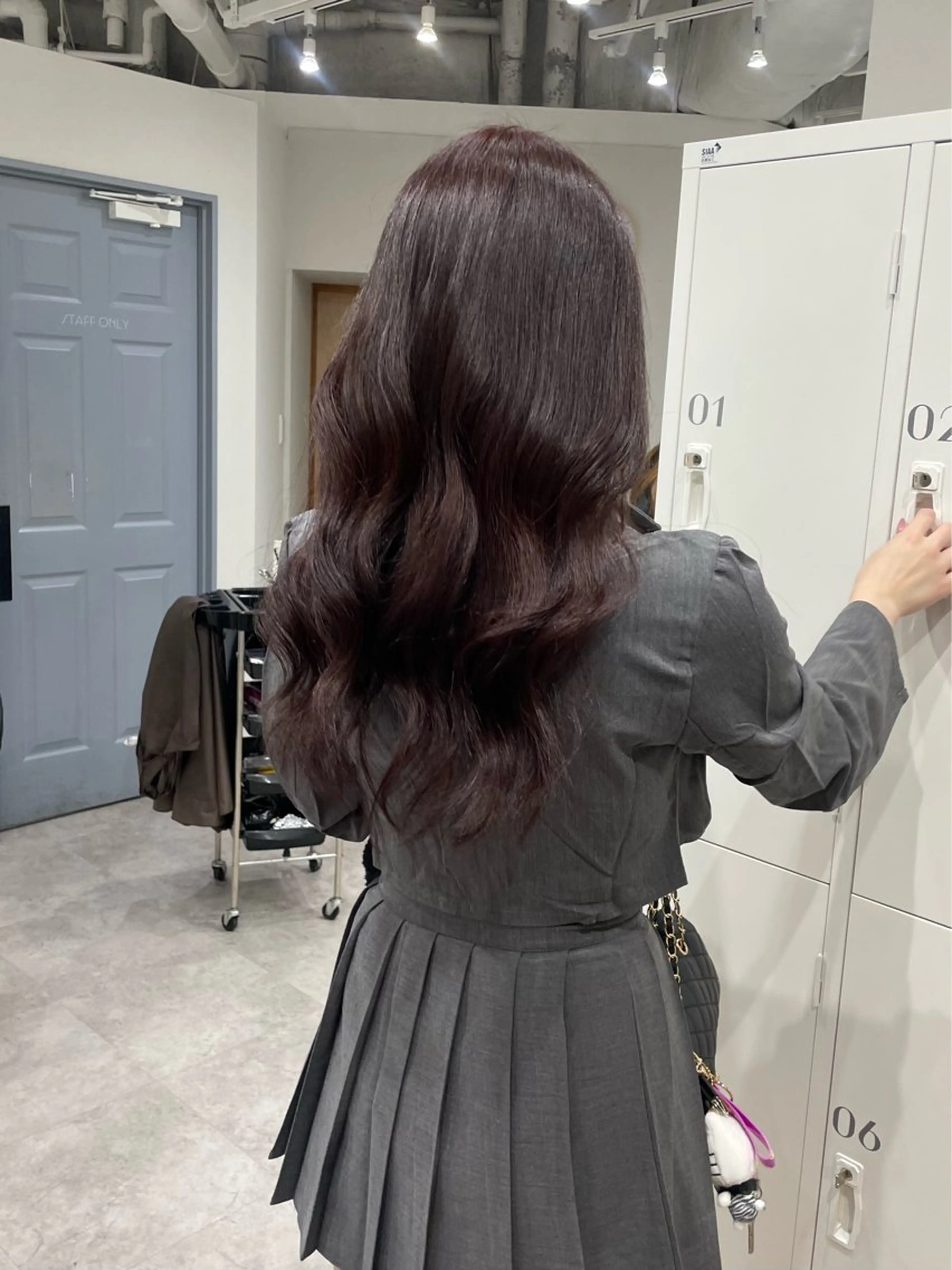 ロング ヘアカラー トリートメント ♡透明感/艶カラー/ M a I ♡のヘアスタイル