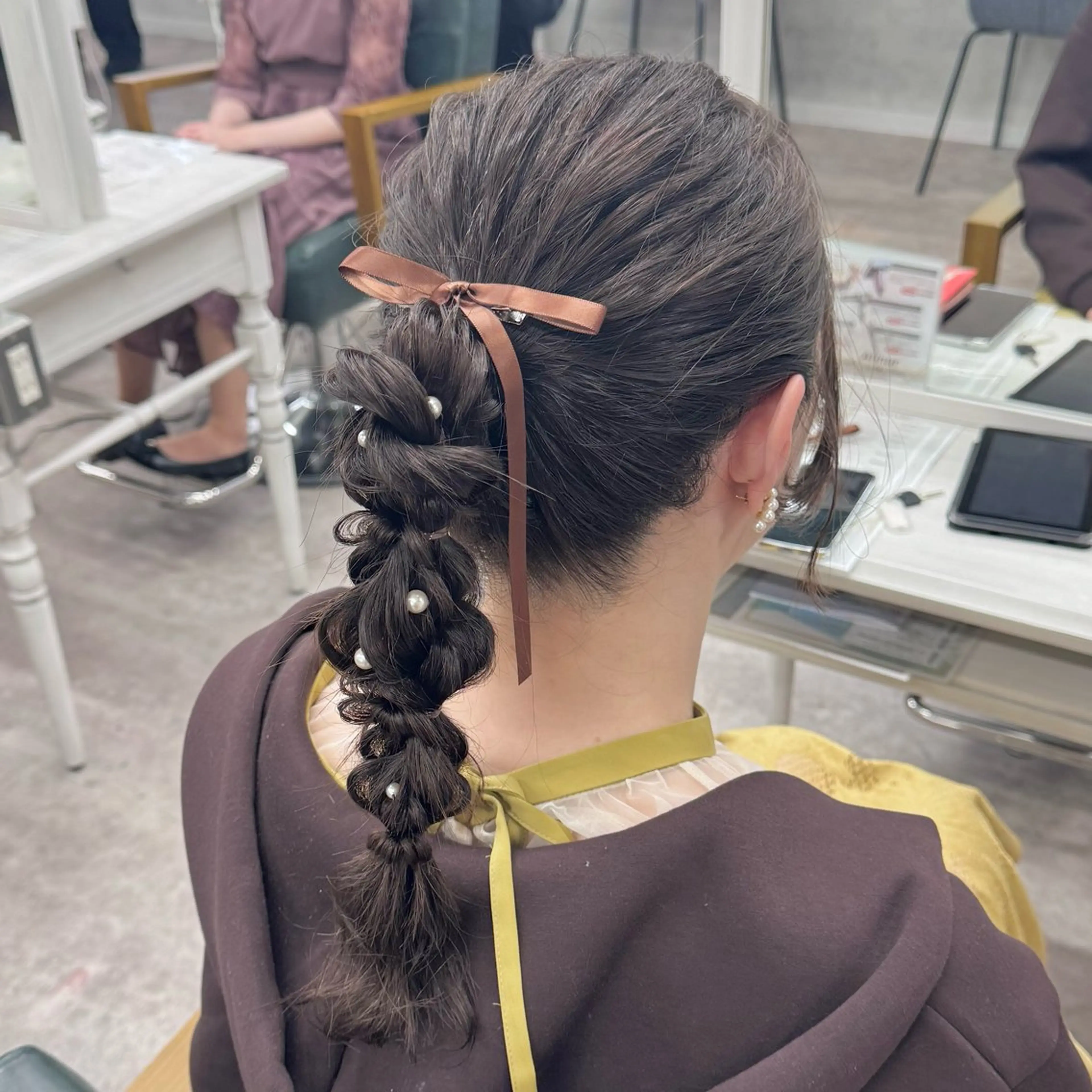 ロング ヘアアレンジ JUNSHIN🦋 ヘアセット／カラーのヘアスタイル