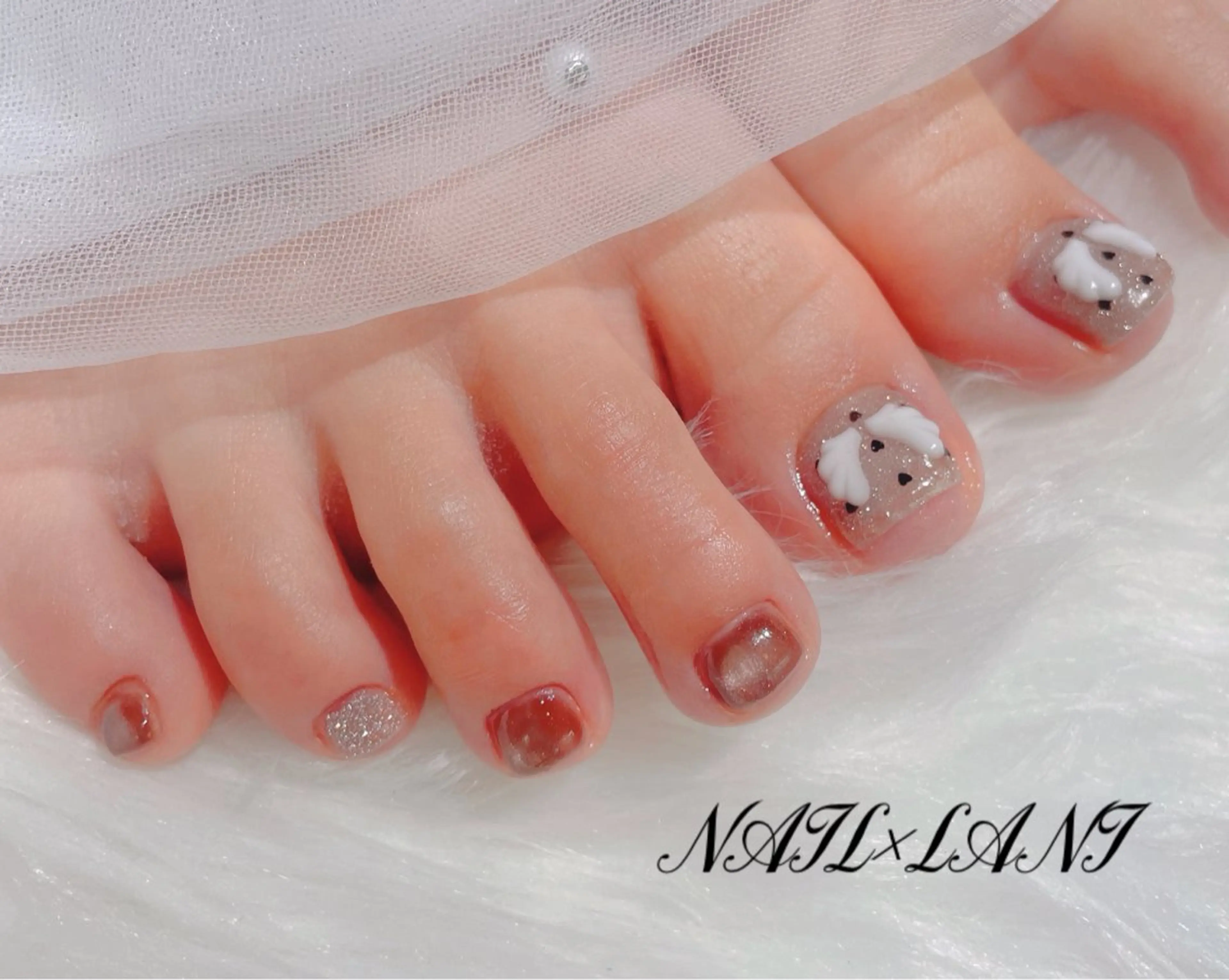 【オフ込🫶フット🎀定額デザインネイル💅】 補足説明を必ずお読みください！の写真