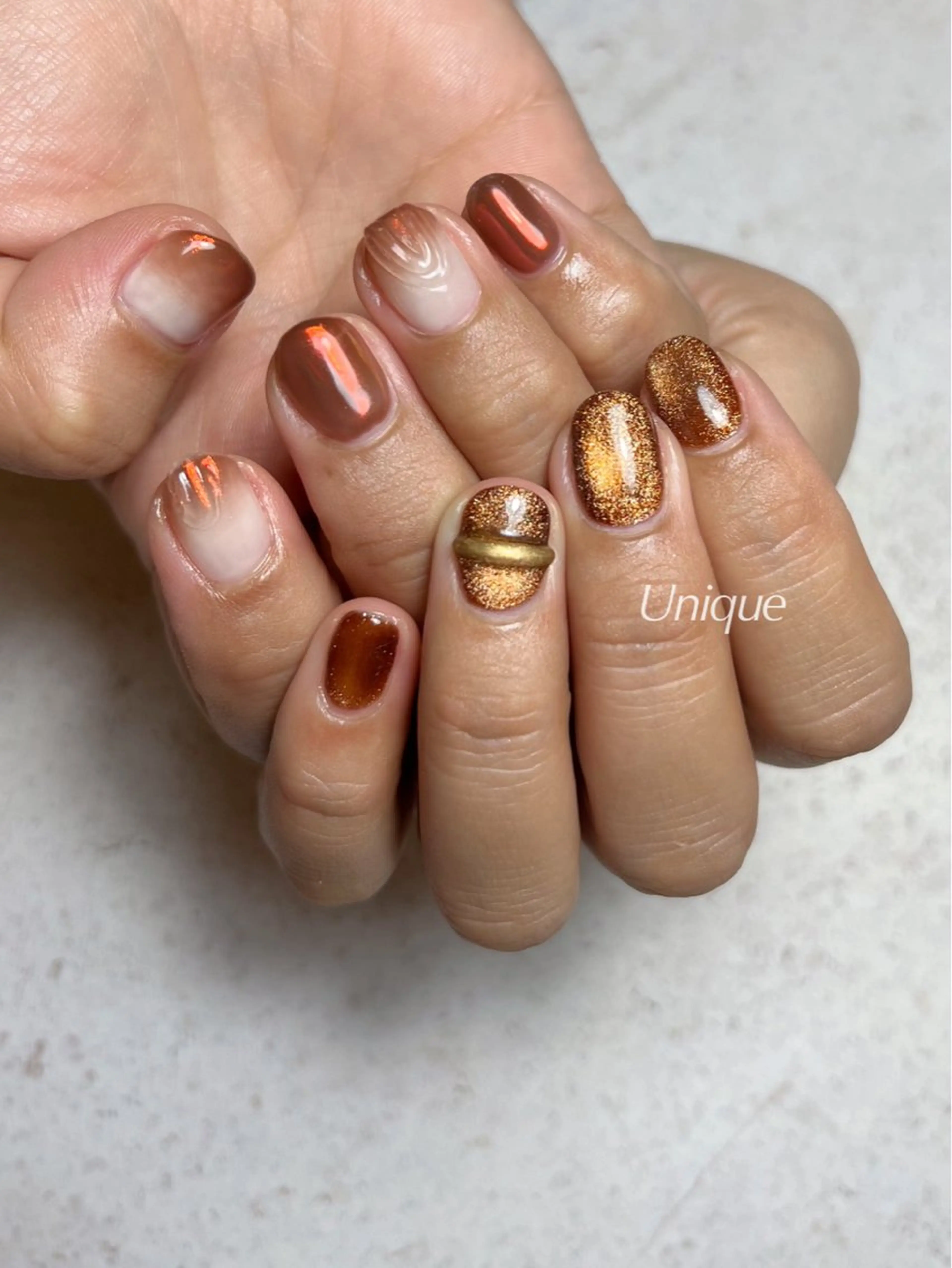 ネイル ハンドネイル Unique 【ユニーク】のネイルデザイン