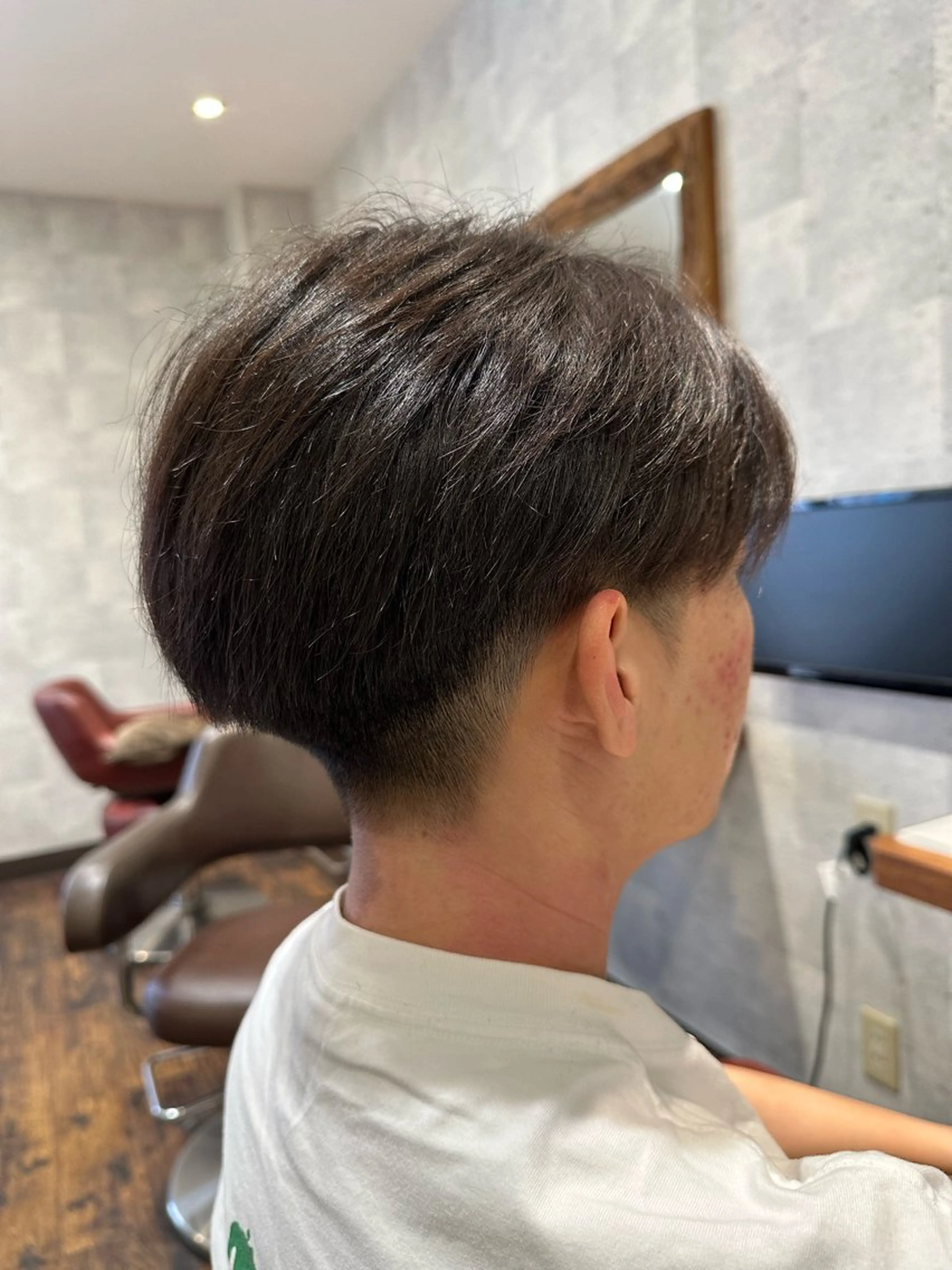 ショート メンズ カット 門脇 雅斗のヘアスタイル