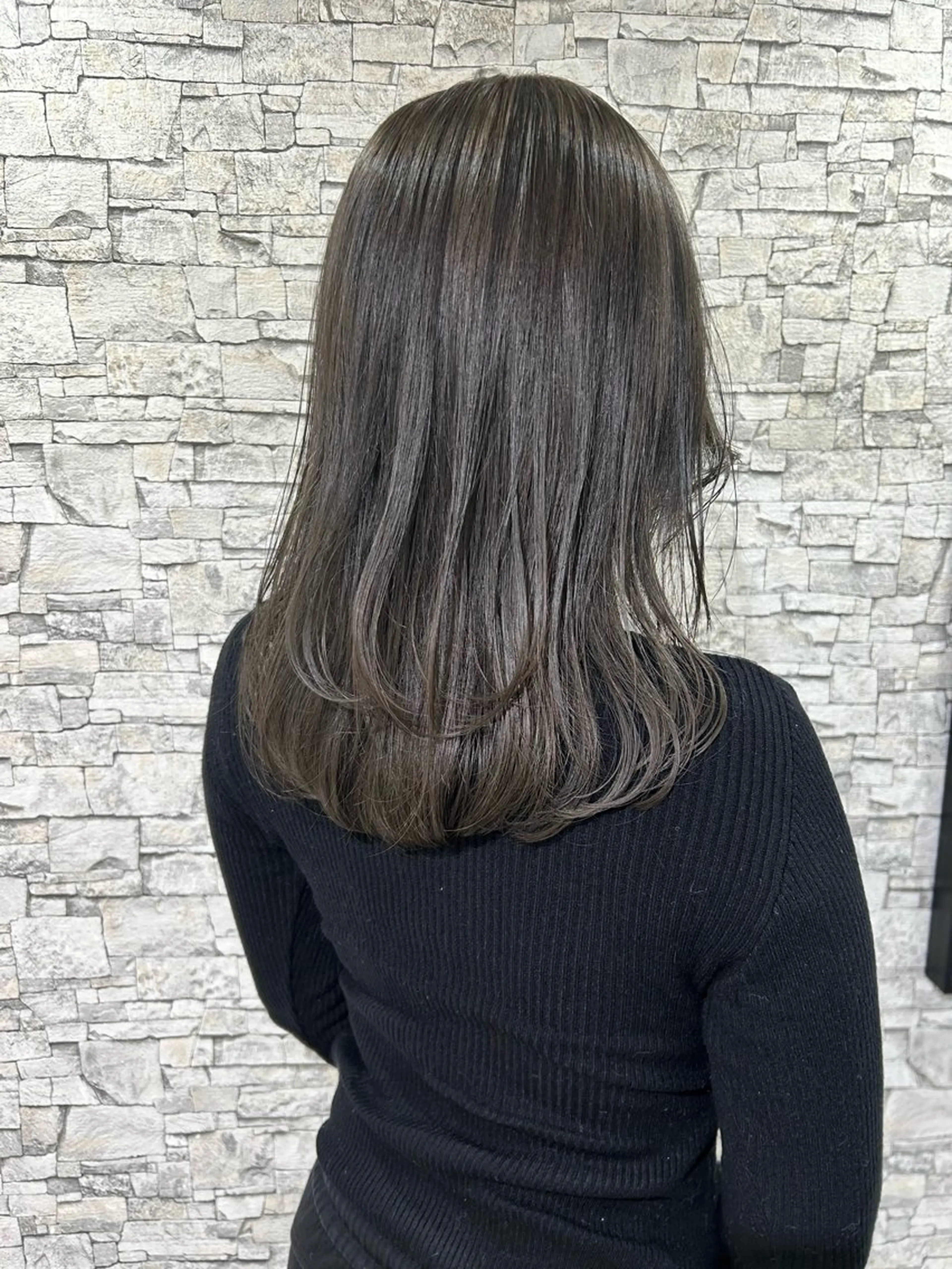 セミロング カラー カット ヘアカラー トリートメント 髪質改善will hairdesignのヘアスタイル