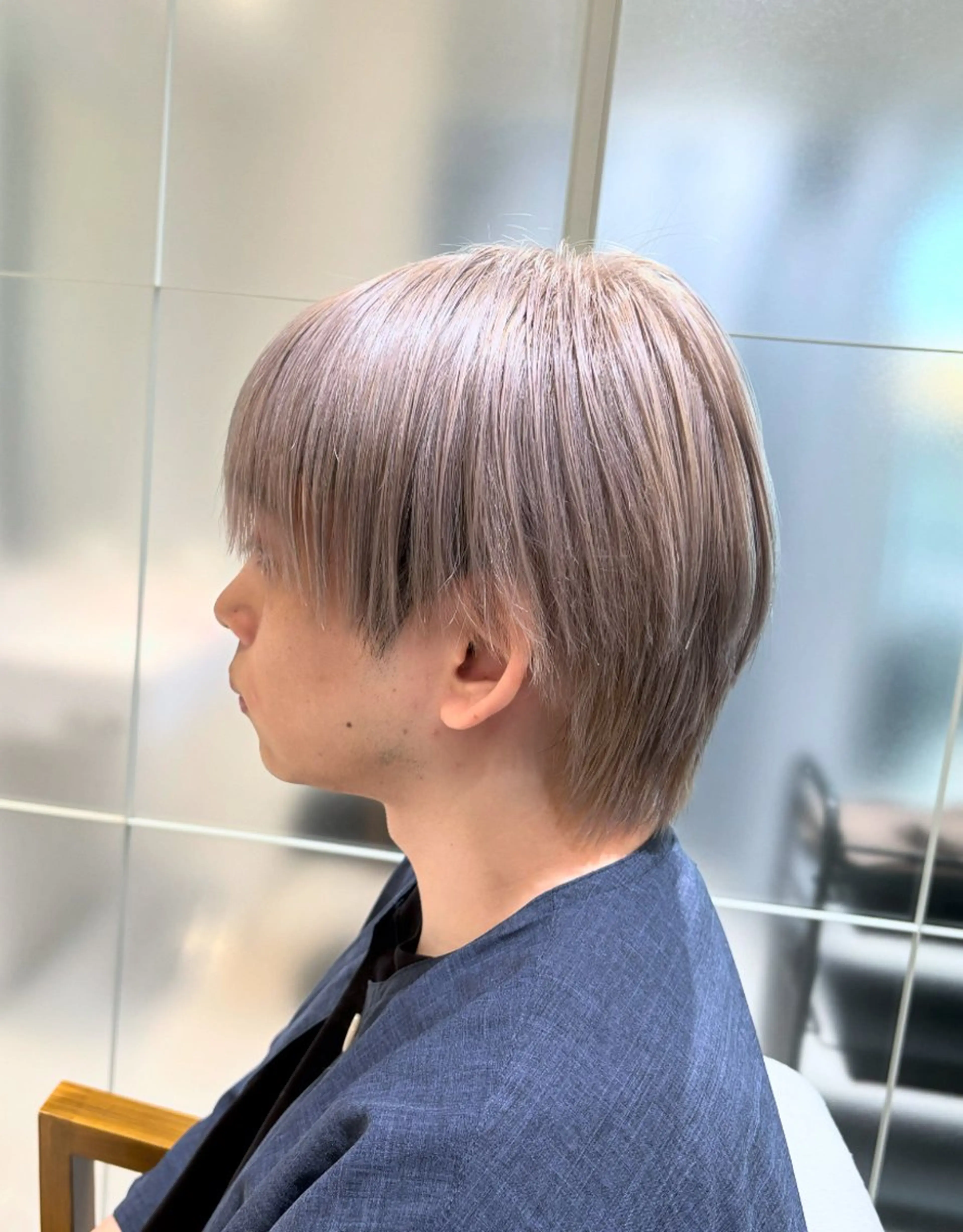 ショート カラー メンズ [渋谷美容師] 玲弥のヘアスタイル