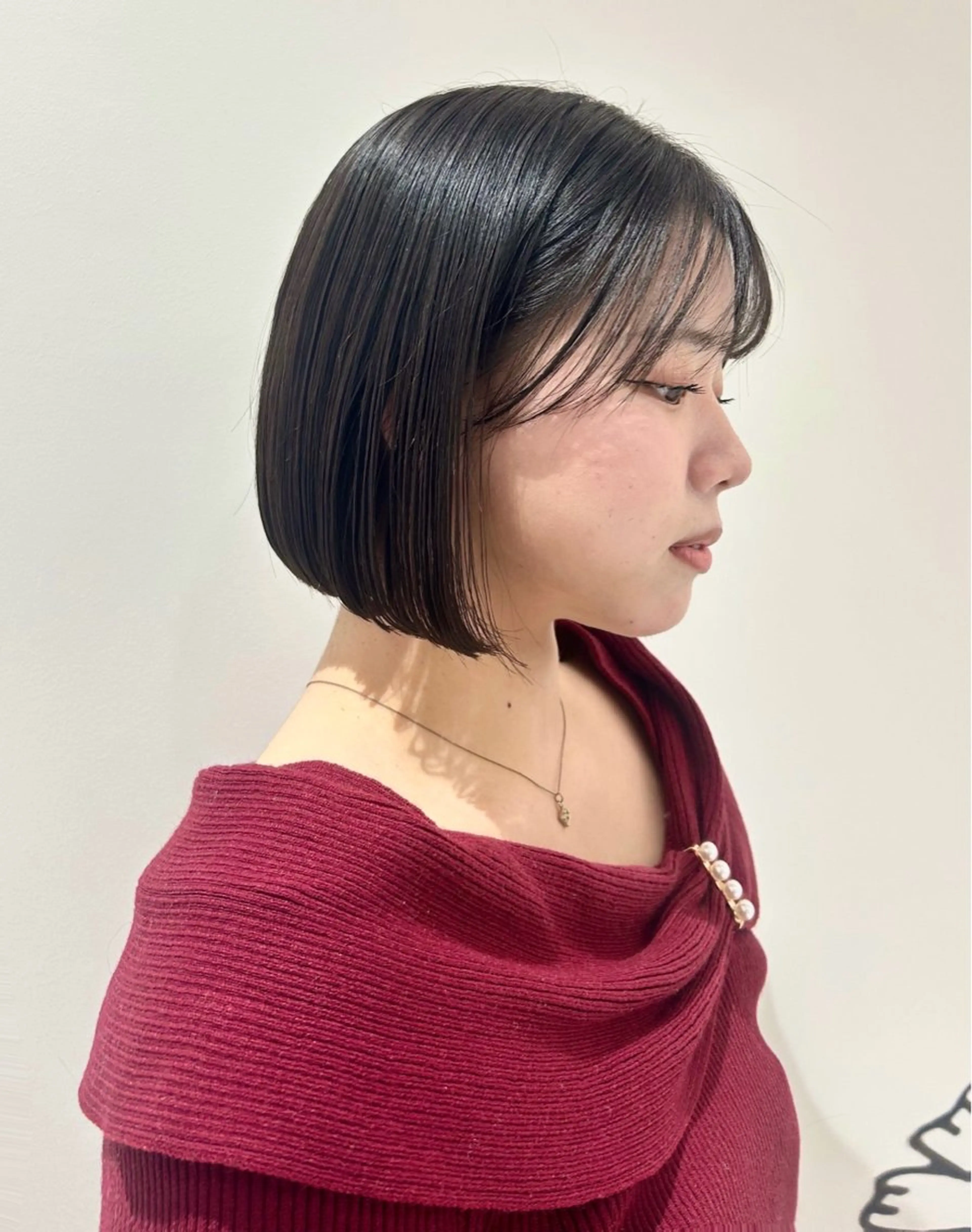 ショート カラー 👔ボブ﹨髪質改善 ストレート🩳ももかのヘアスタイル