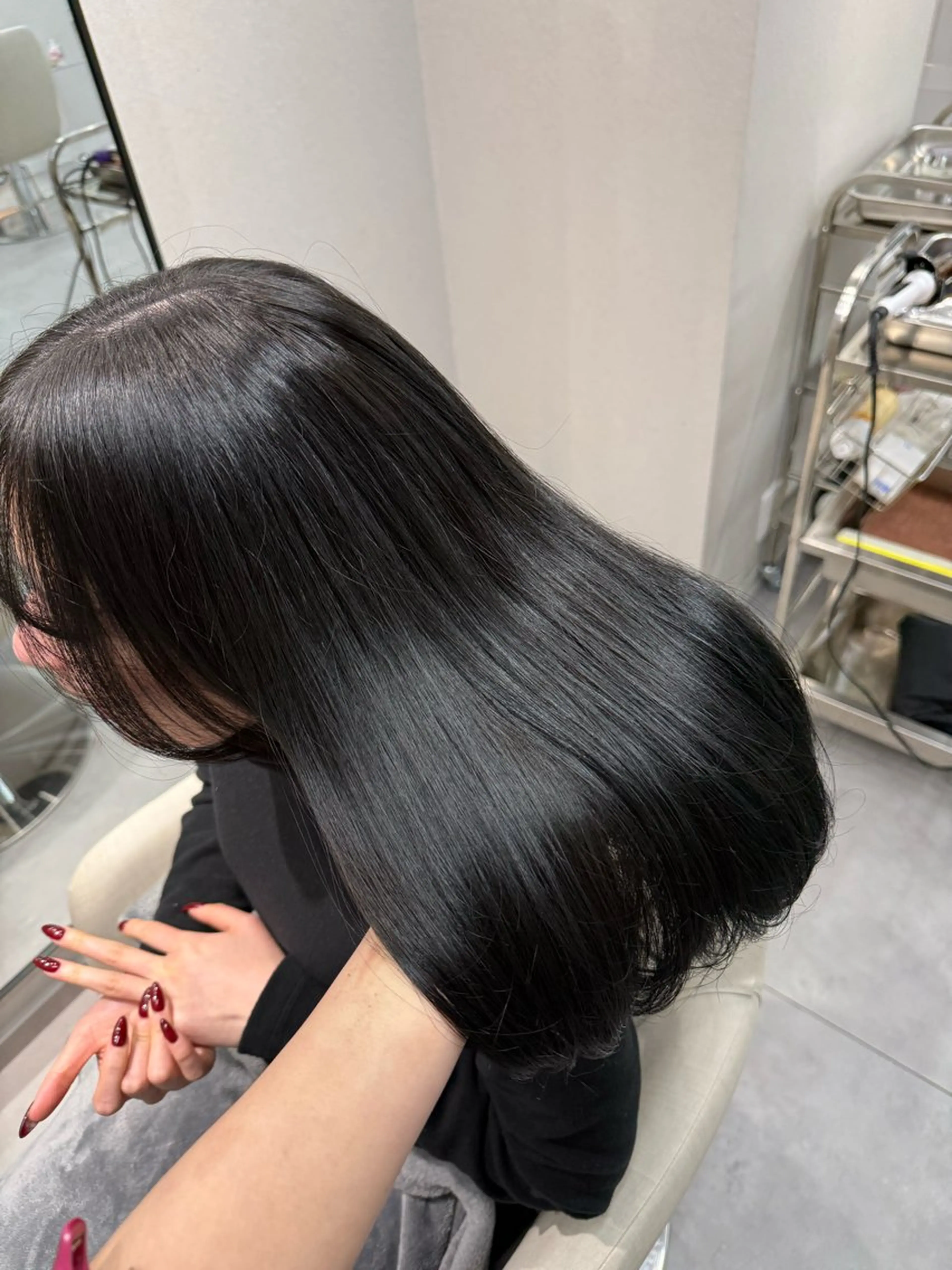 カラー ヘアカラー トリートメント 韓国ヘア/ うる艶髪 🪽🫧Neneのヘアスタイル