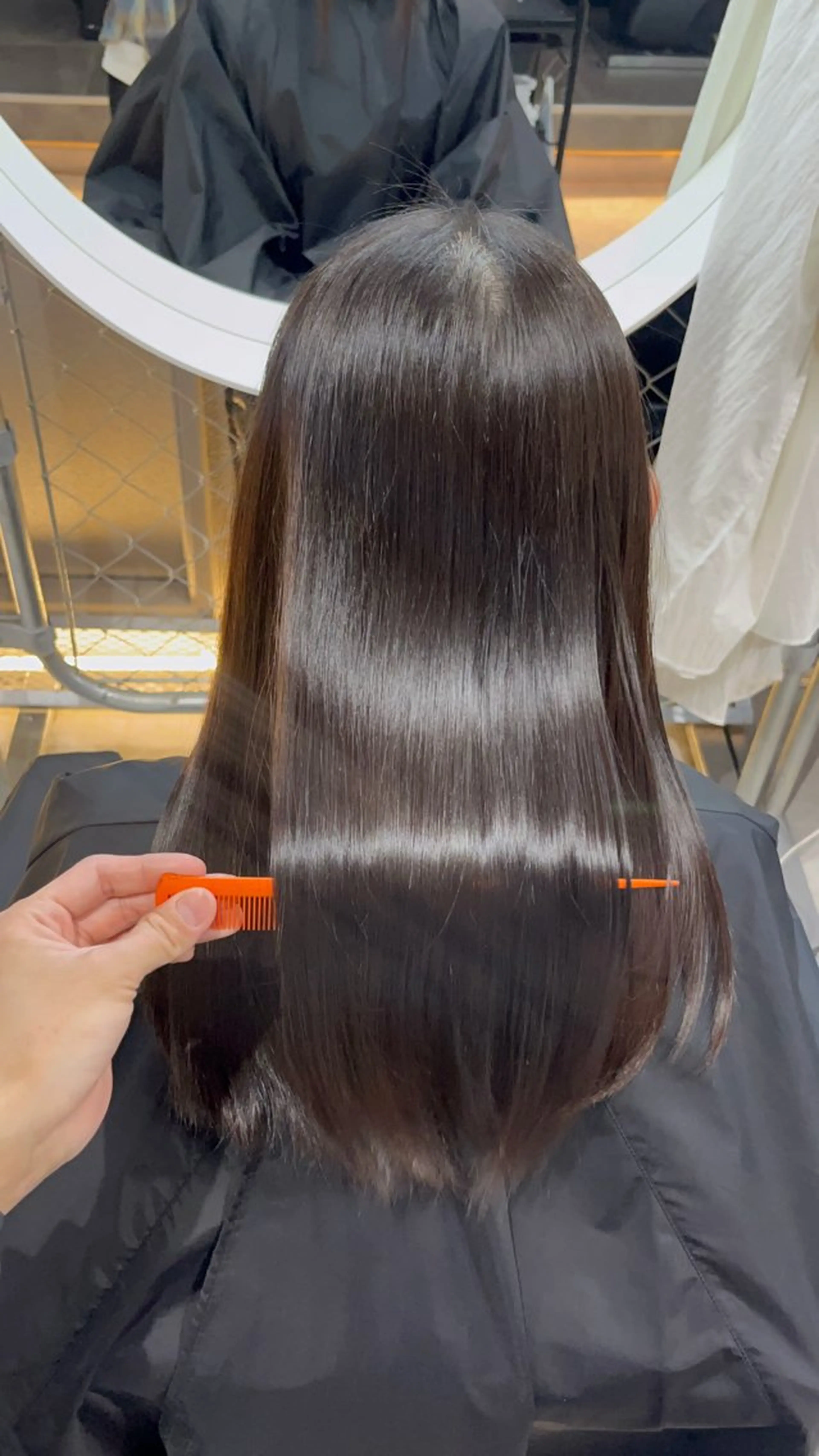 ミディアム 縮毛矯正 トリートメント CoCooN TAKUMAのヘアスタイル