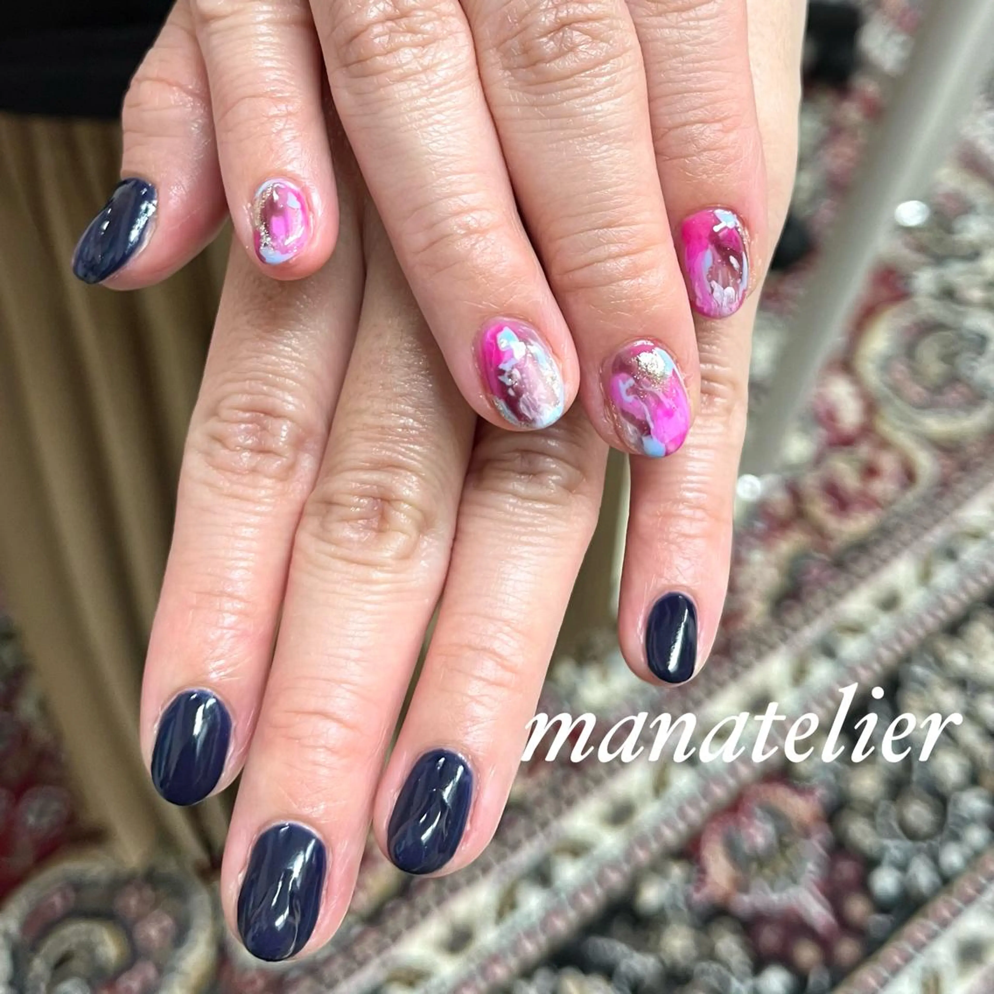 ネイル ニュアンスネイル ハンドネイル manatelier マナトリエのネイルデザイン
