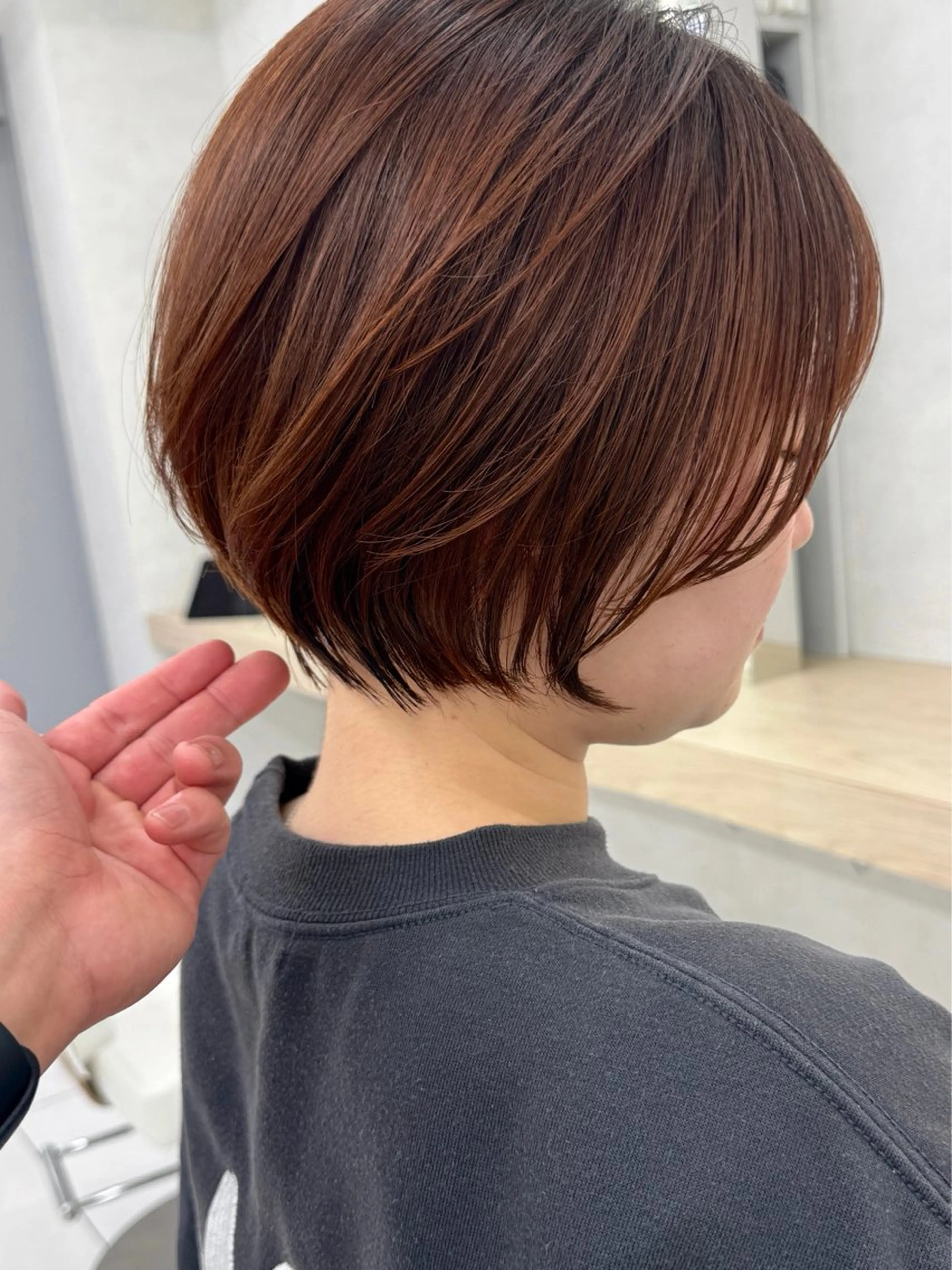 ショート ショートボブ ボブ 顔周りカット ショートヘア カット 三鷹で1番ショート ボブをカットする新谷のヘアスタイル