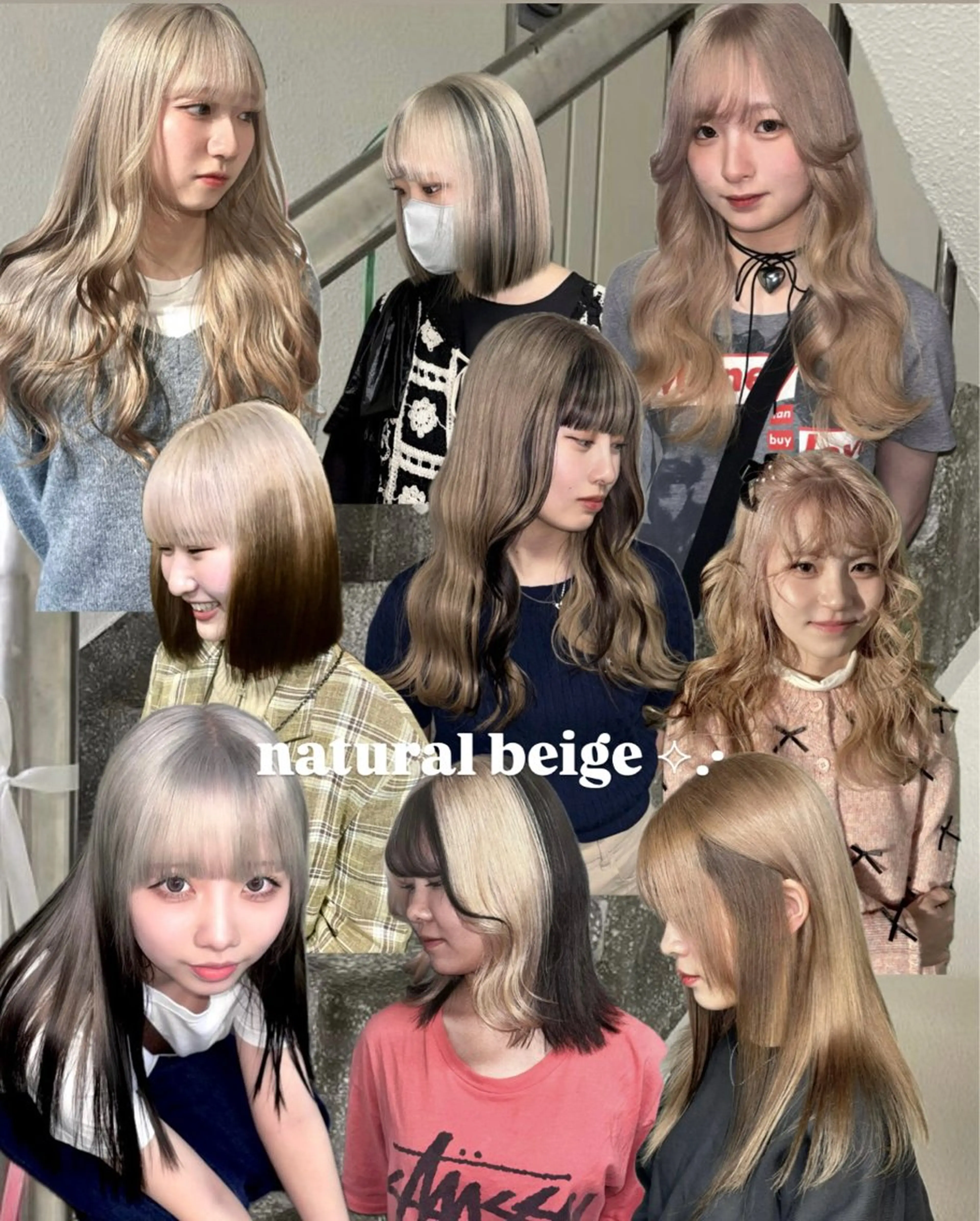 セミロング カラー 💫miyu💫デザ インカラー/アレンジのヘアスタイル