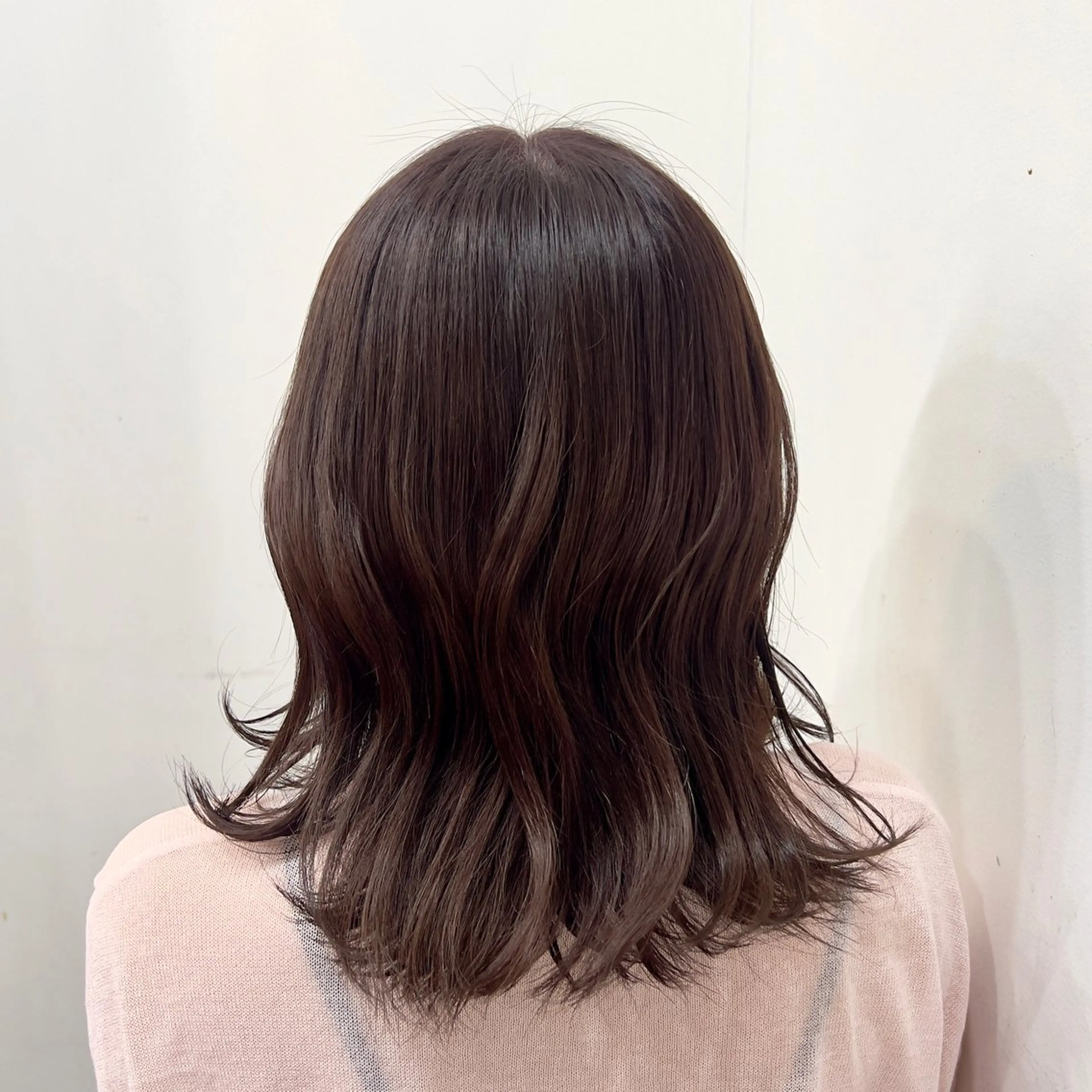 セミロング カラー 髪質改善✖️透明感/ レイヤー/はるなのヘアスタイル