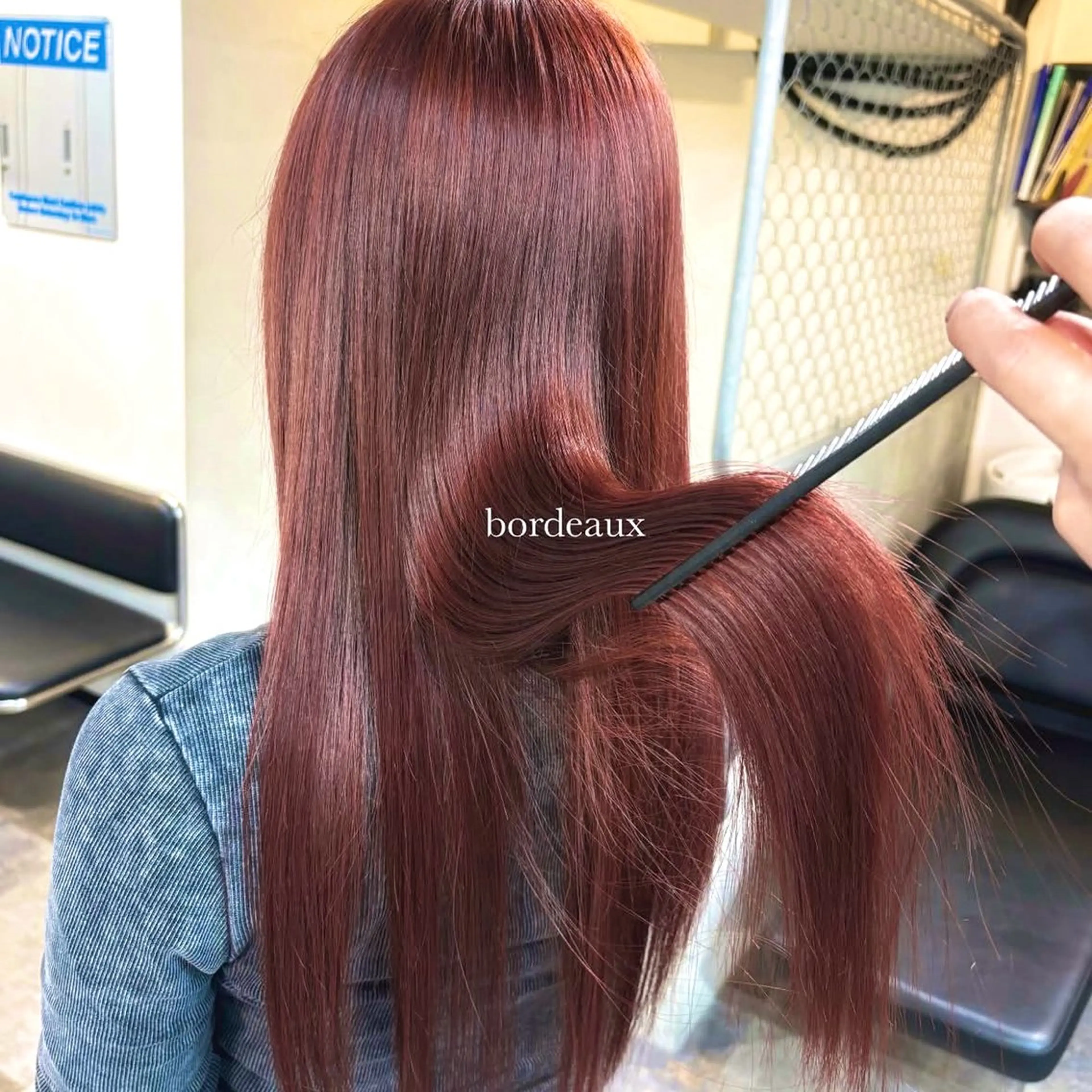 ロング ヘアカラー トリートメント 🌈艶ハイトーン🌈 心を込めます🤝涼介のヘアスタイル