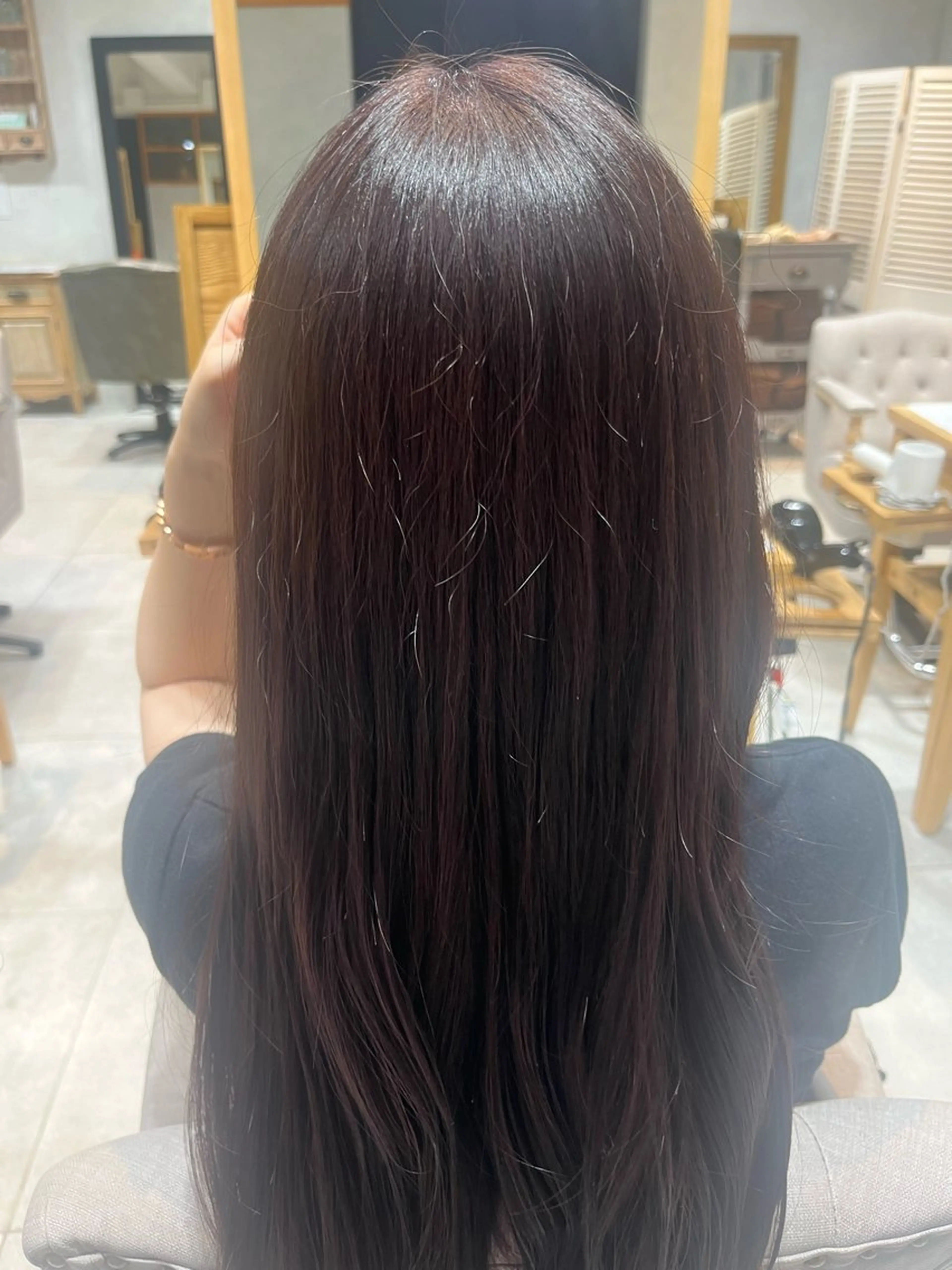 カラー 鎌田 桃果のヘアスタイル
