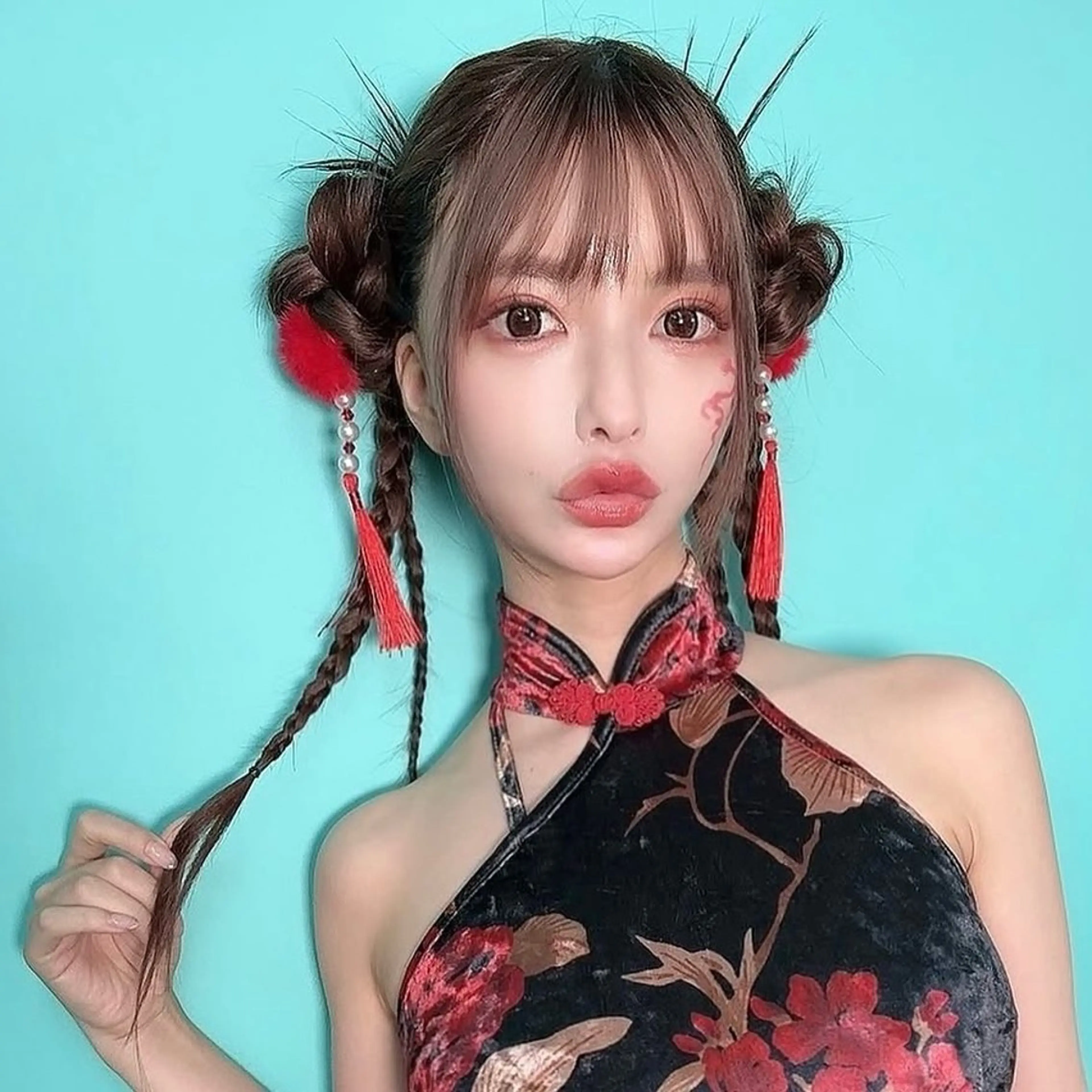 ロング ヘアアレンジ ヘアセット hair make salon m所属・aira𓂃𓈒𓏸 新宿ヘアセット🪽のヘアスタイル