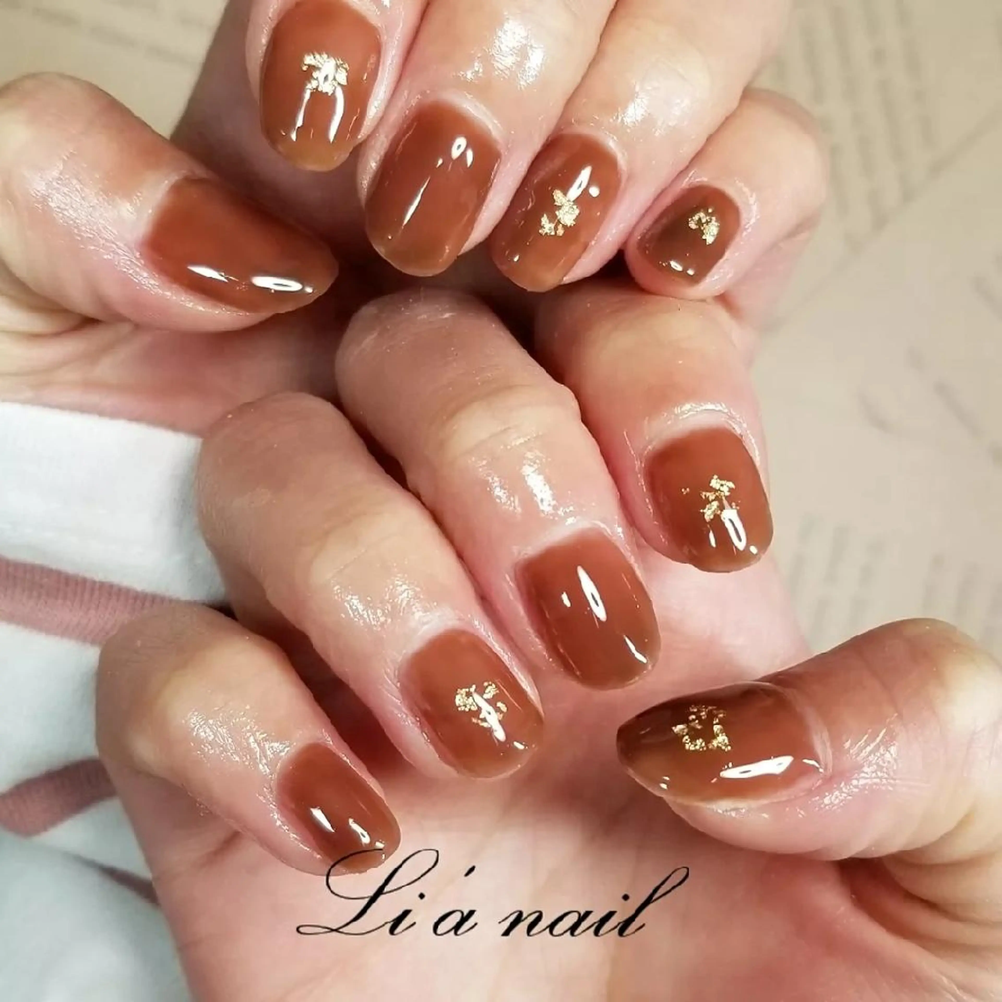 ネイル バレンタイン Li'a  nailのネイルデザイン