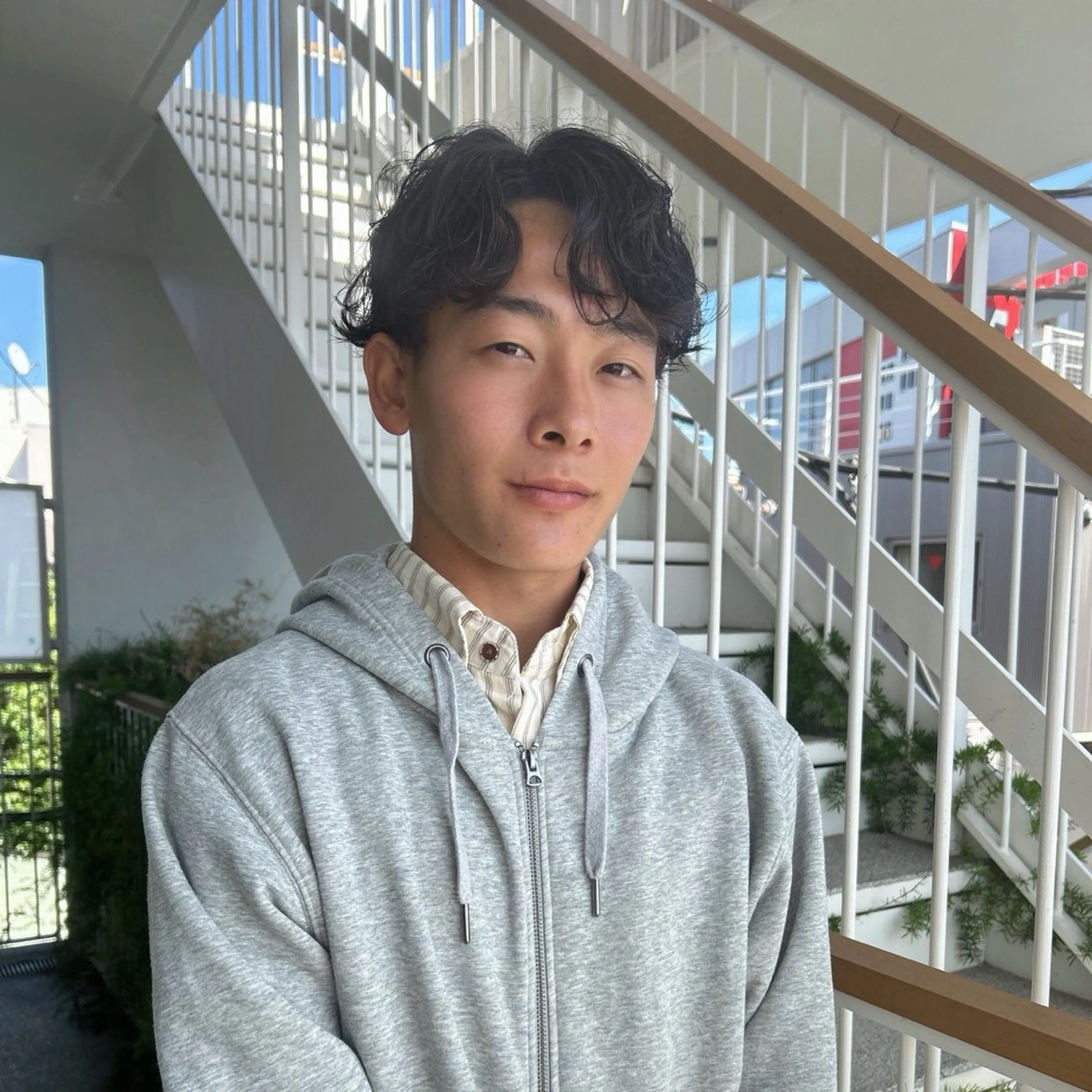 メンズ メンズパーマ 米谷 優吉のヘアスタイル