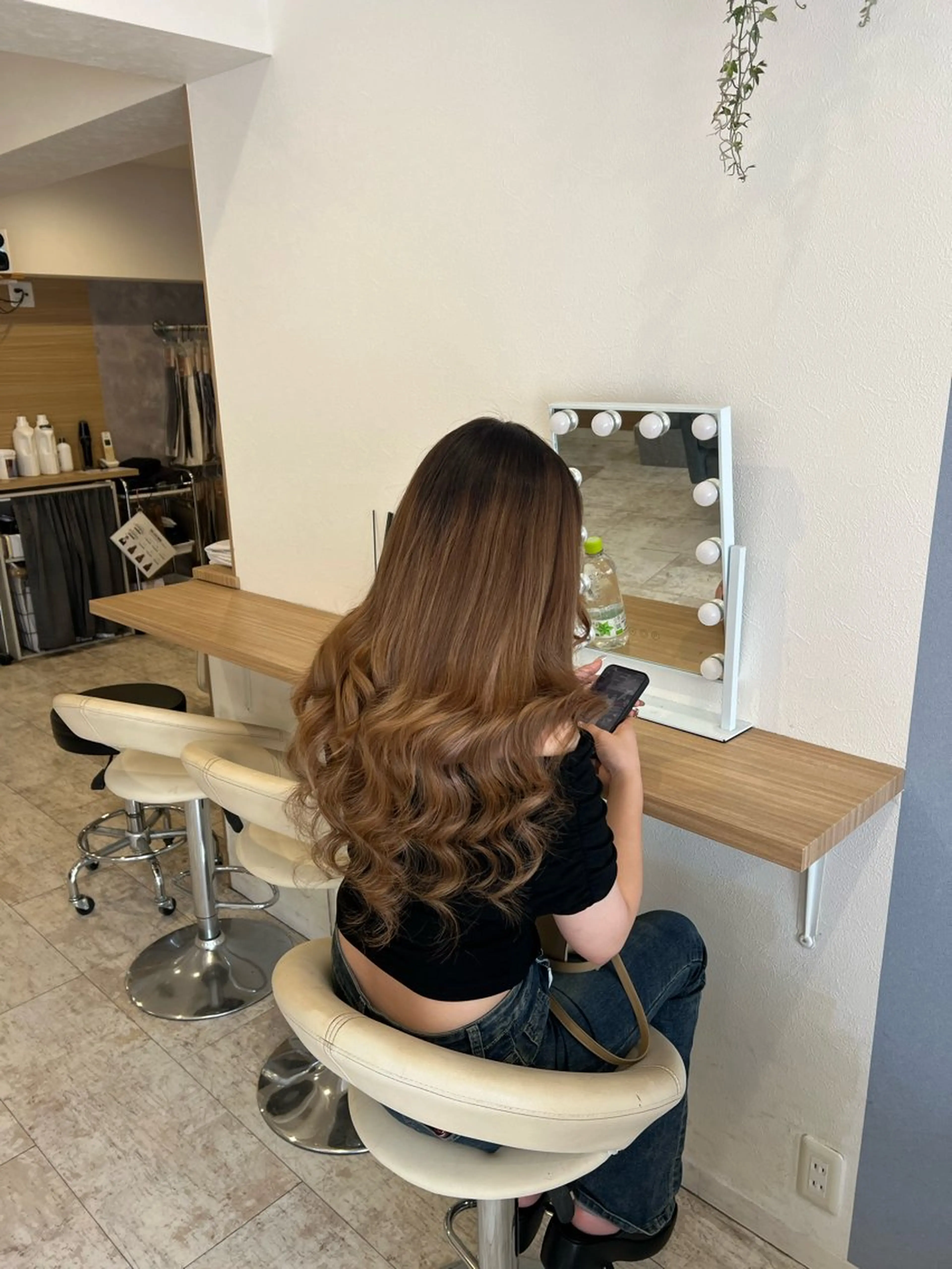 ロング エクステ 髪質改善 エクステ マテリアル 中央駅店のヘアスタイル