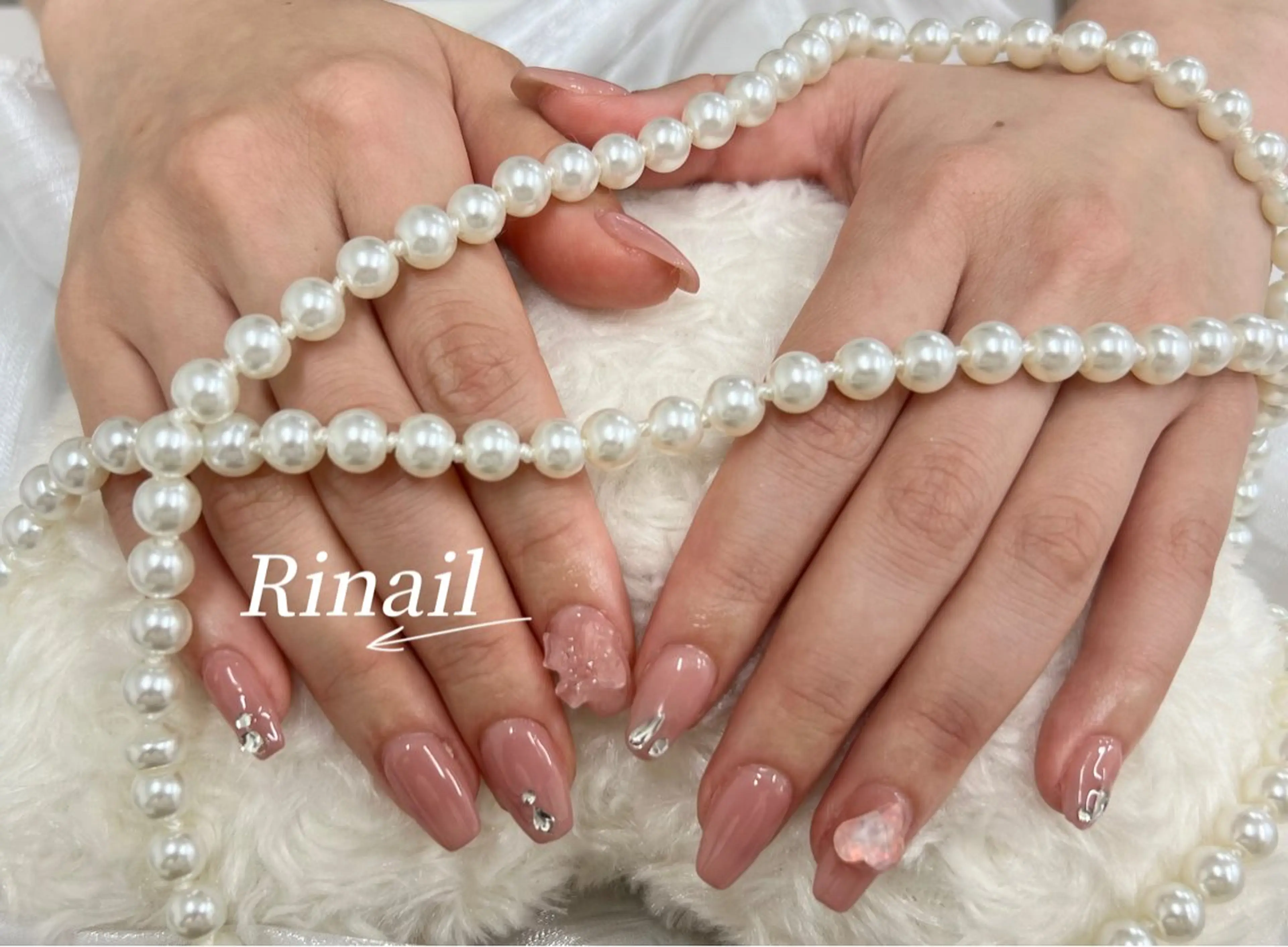 ネイル アートネイル チークネイル 長さ出し フラッシュネイル フットネイル ハンドネイル フットネイル ハンドケア YK Rinのネイルデザイン