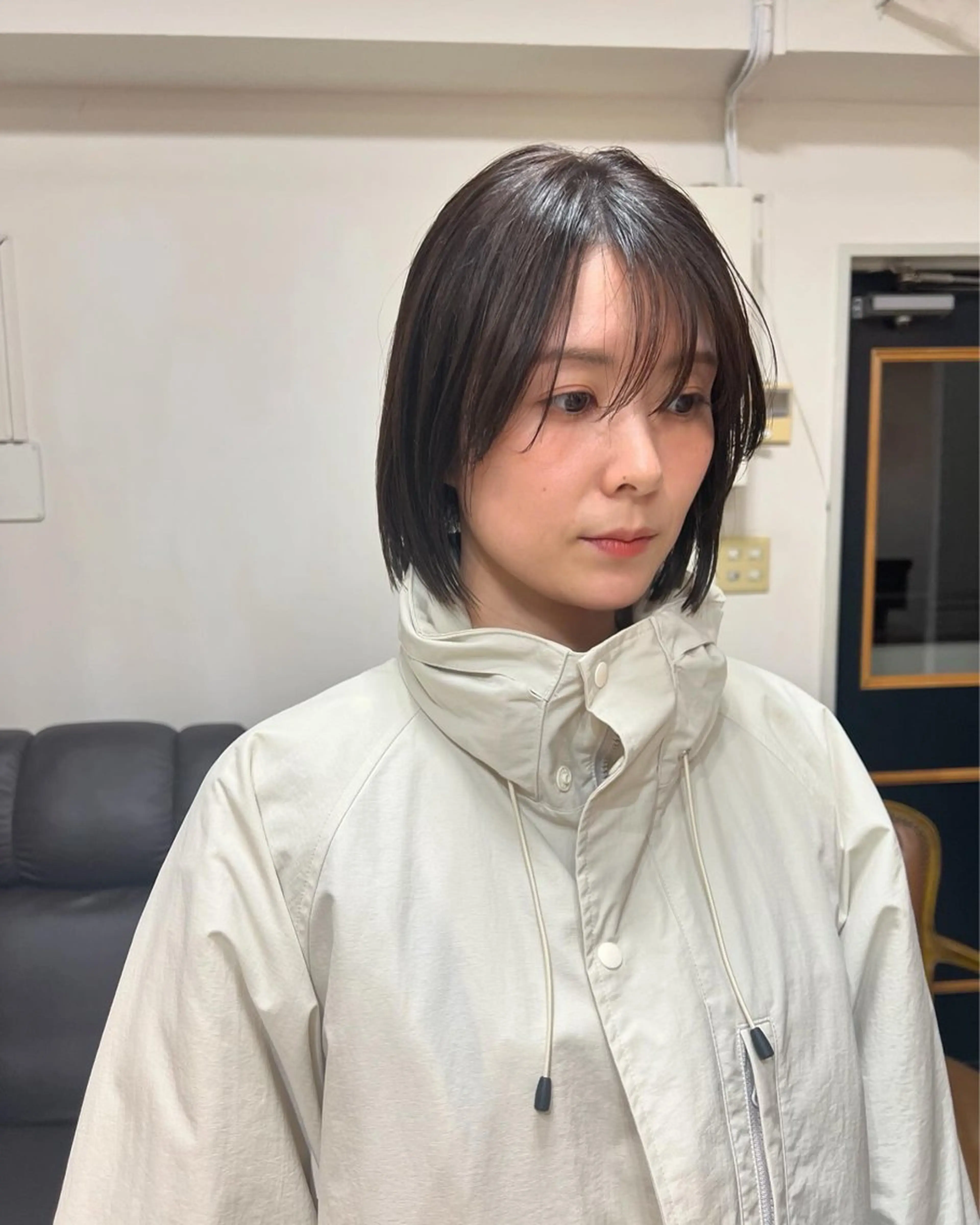 ショート カラー ボブ カット ヘアカラー トリートメント takada kohのヘアスタイル