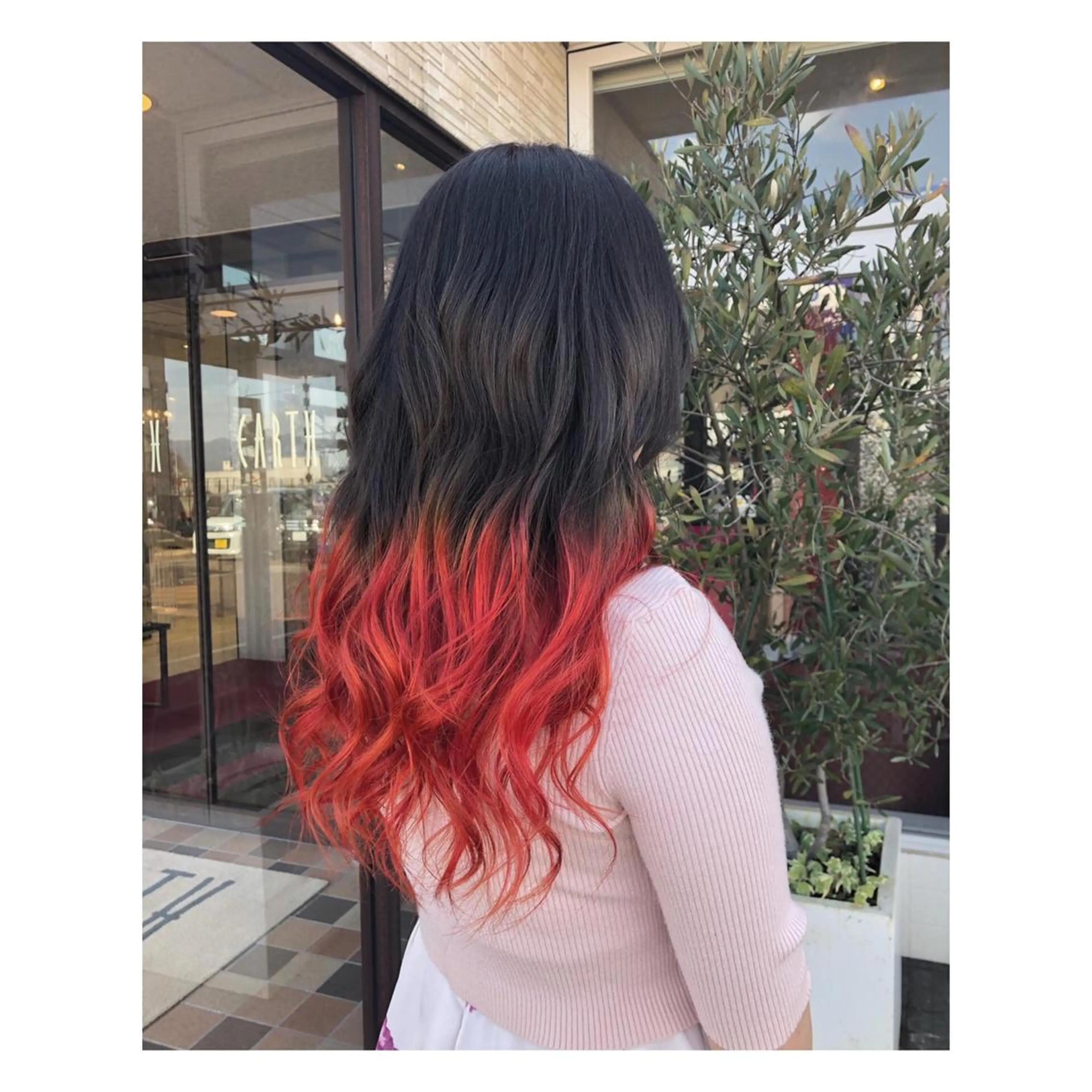 ロング カラー EARTH長岡店🩵 石原莉穂のヘアスタイル