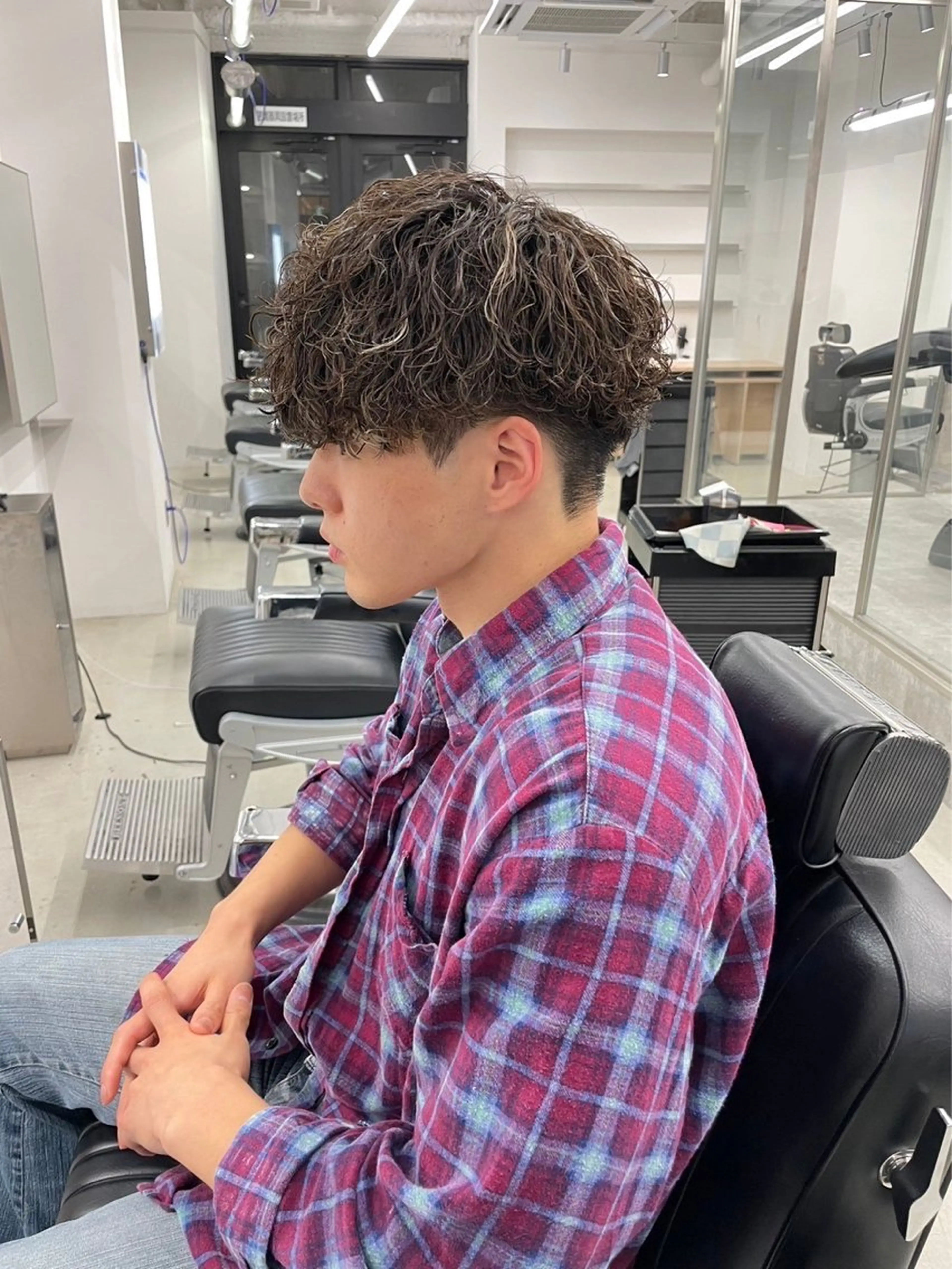 ショート パーマ メンズ カット パーマ トリートメント 亀井隆汰/メンズ専門 パーマ特化美容師のヘアスタイル