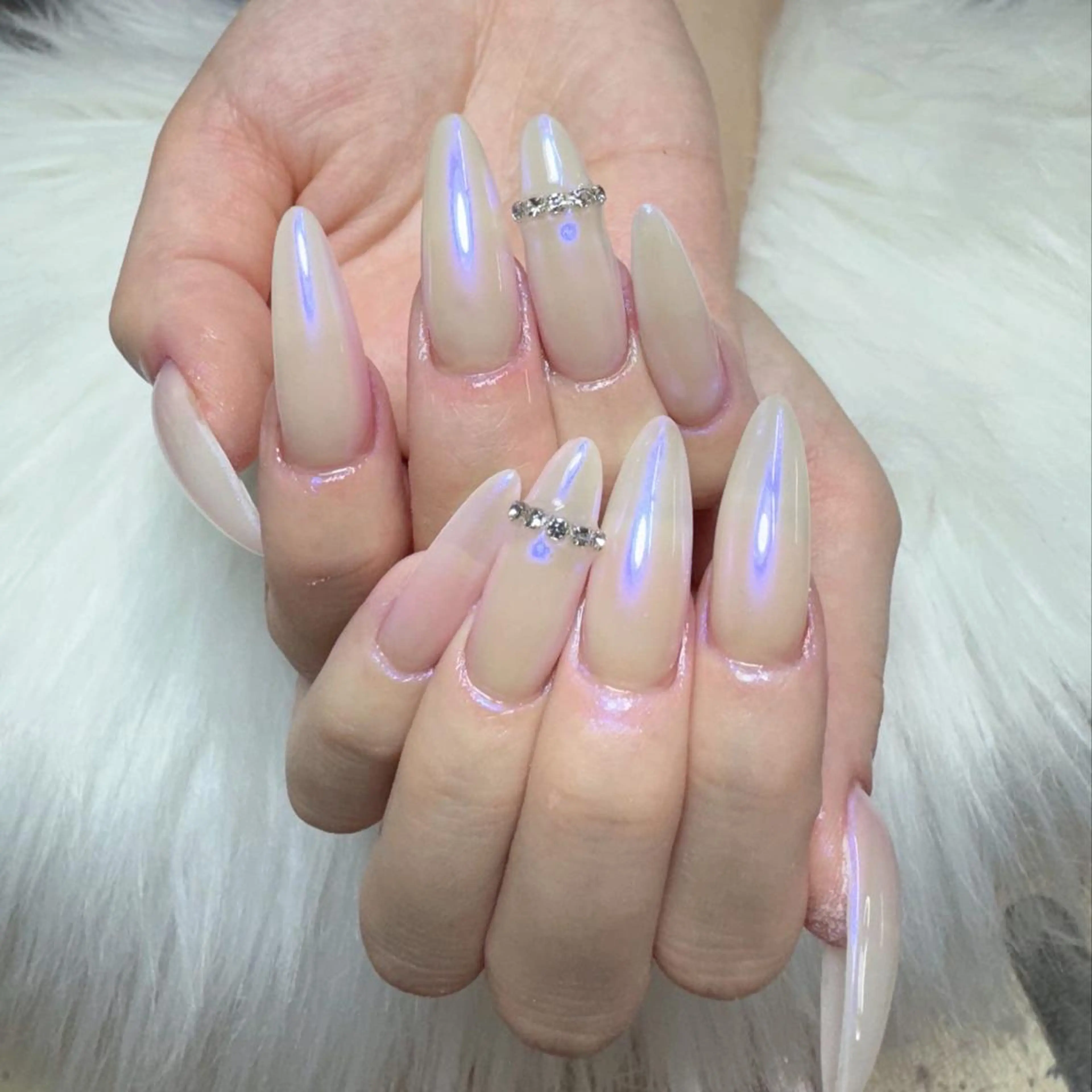 ネイル ハンドネイル 🎀nana🫧 ワンホンネイル🎀のネイルデザイン