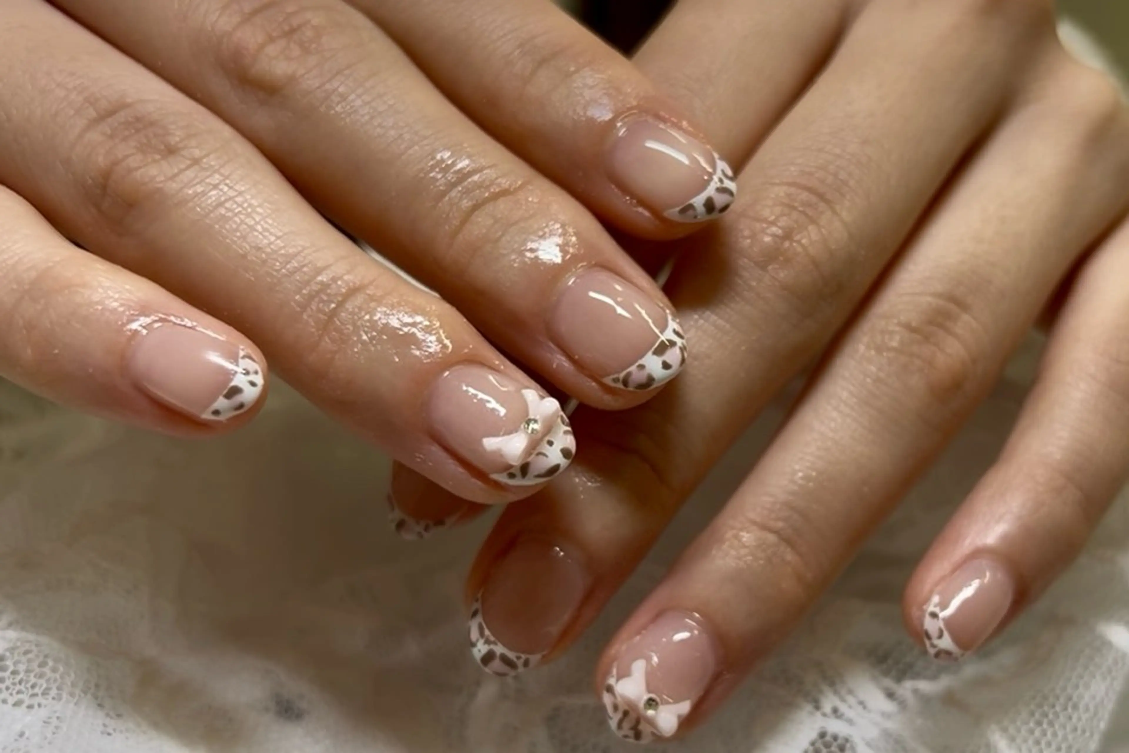 ショート ハンドネイル AIushe平井店 ななみのネイルデザイン