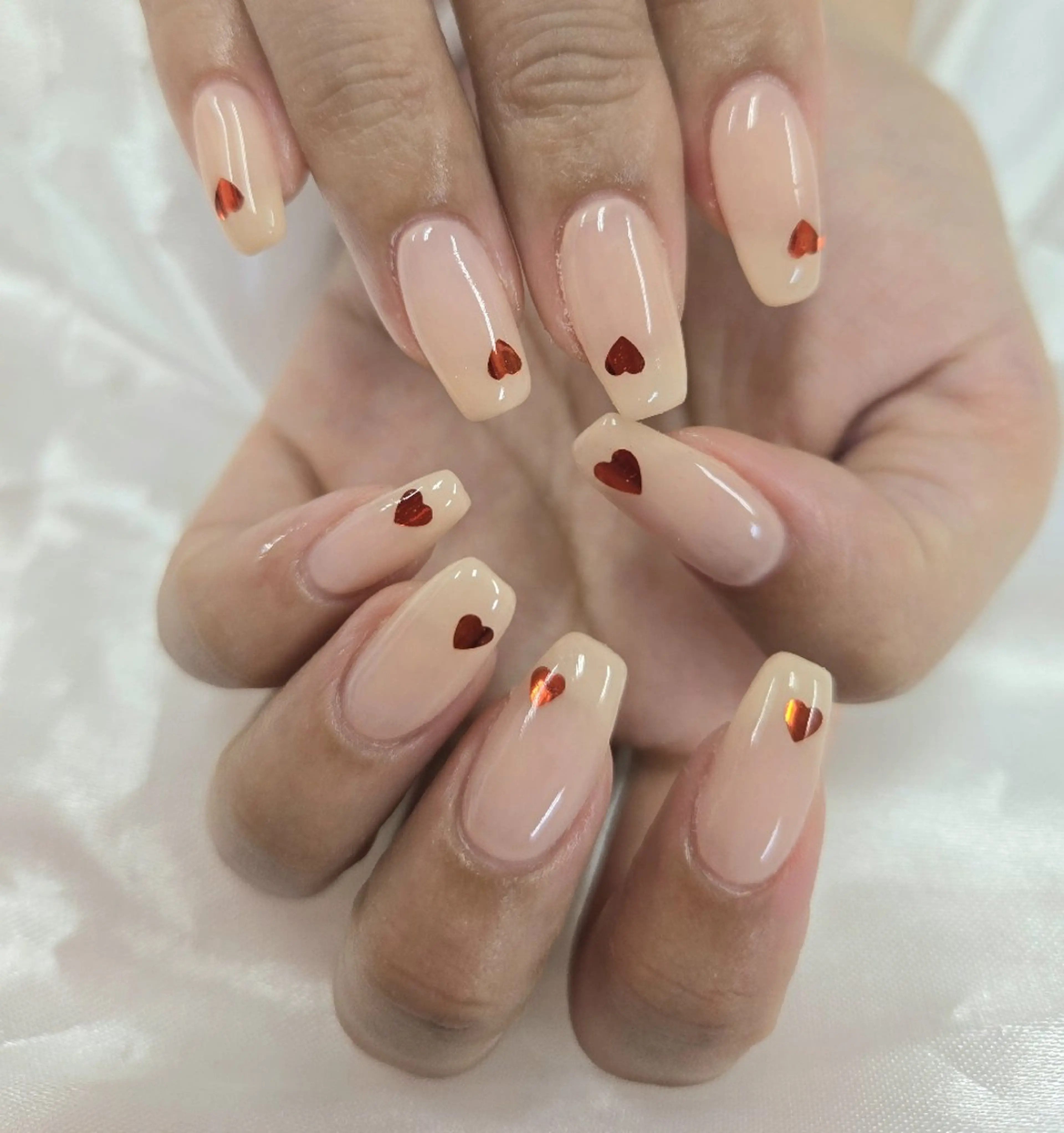 ネイル アートネイル オーロラネイル チークネイル ジェルネイル グラデーション ハンドネイル 河野ちえ (雑誌掲載サロン)のネイルデザイン