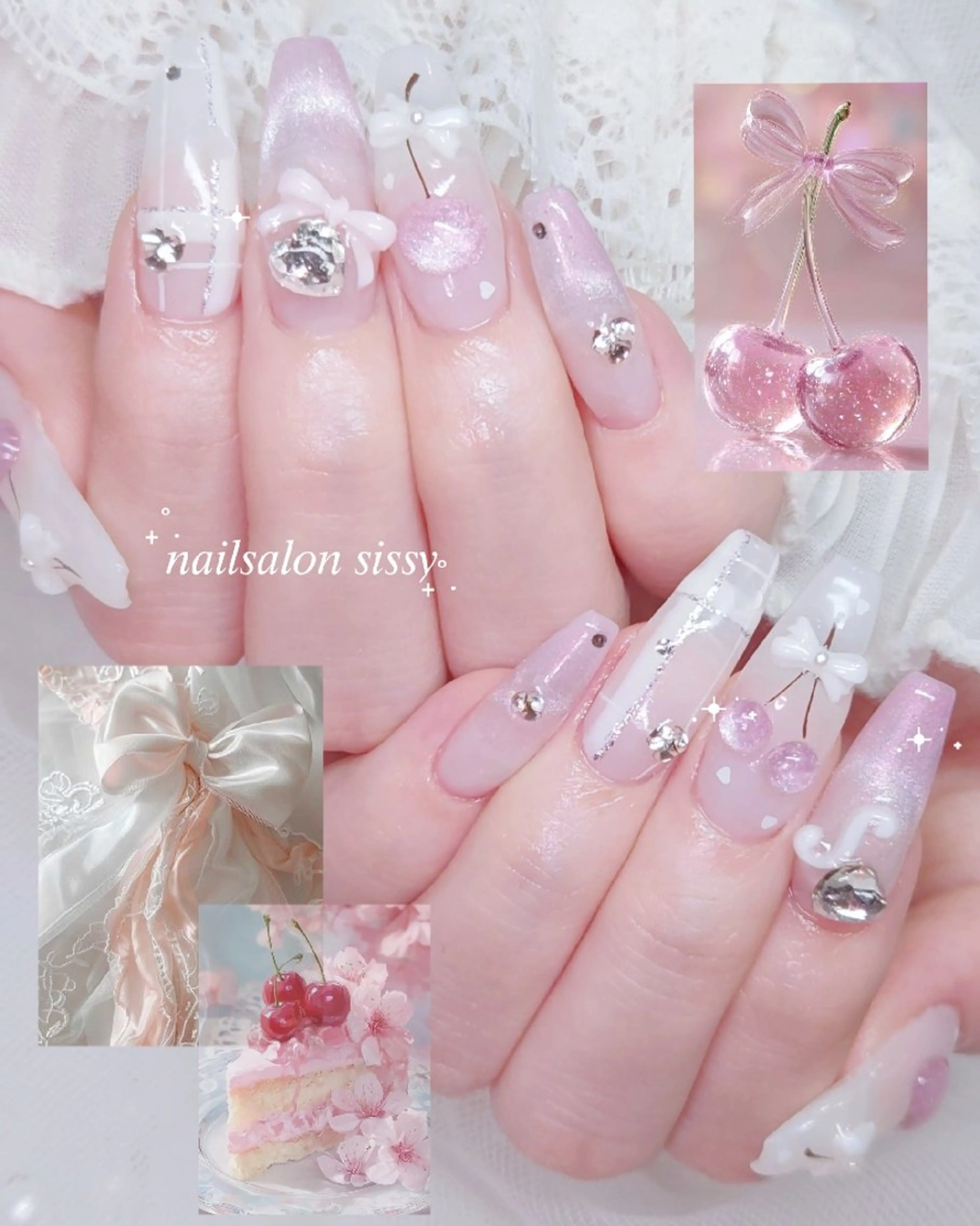 ネイル 春ネイル ハンドネイル sissy hatsuneのネイルデザイン