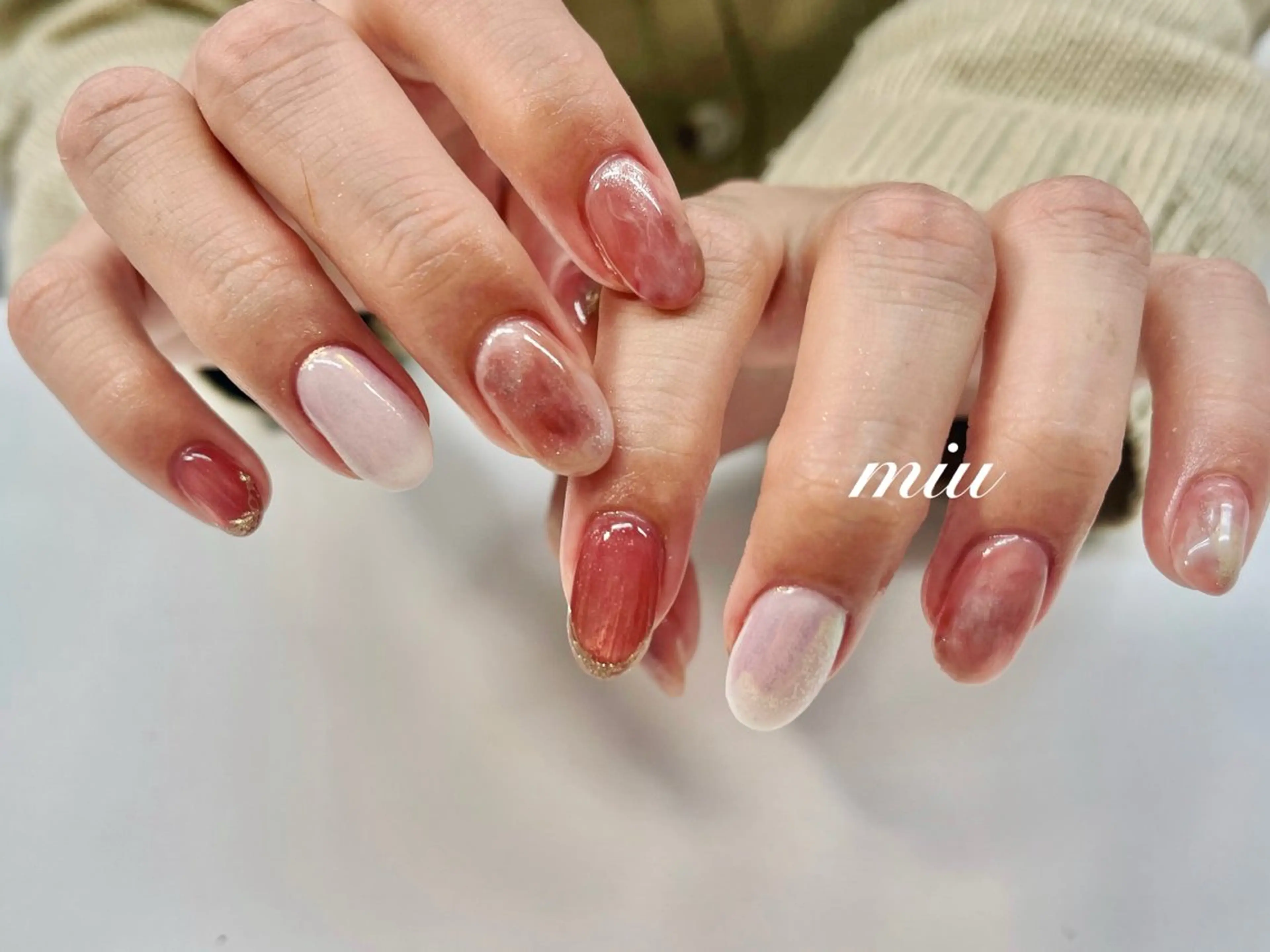 ネイル ハンドネイル miu nail 🐾mihoのネイルデザイン