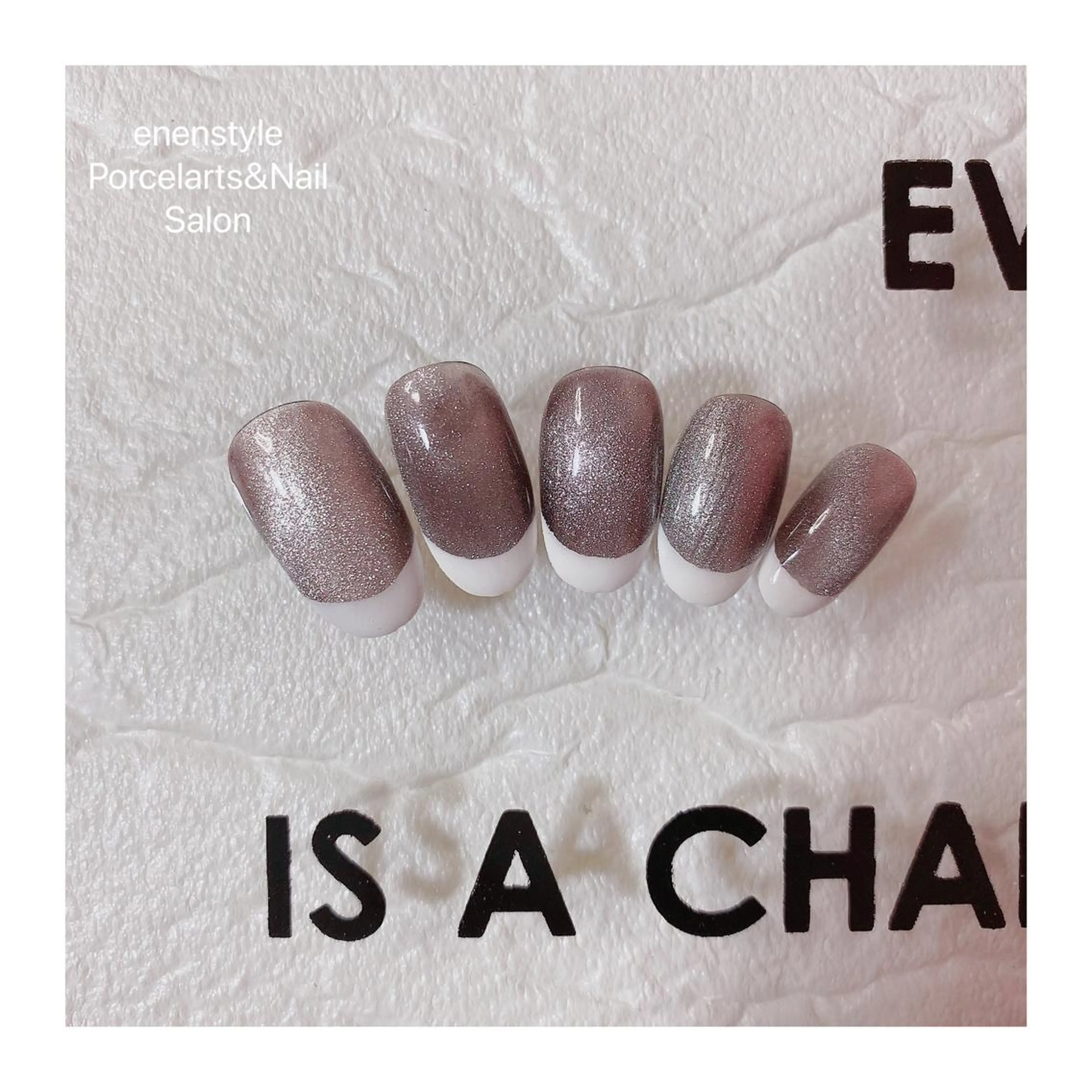 ミディアム ネイル ハンドネイル 👑enen style👑のネイルデザイン