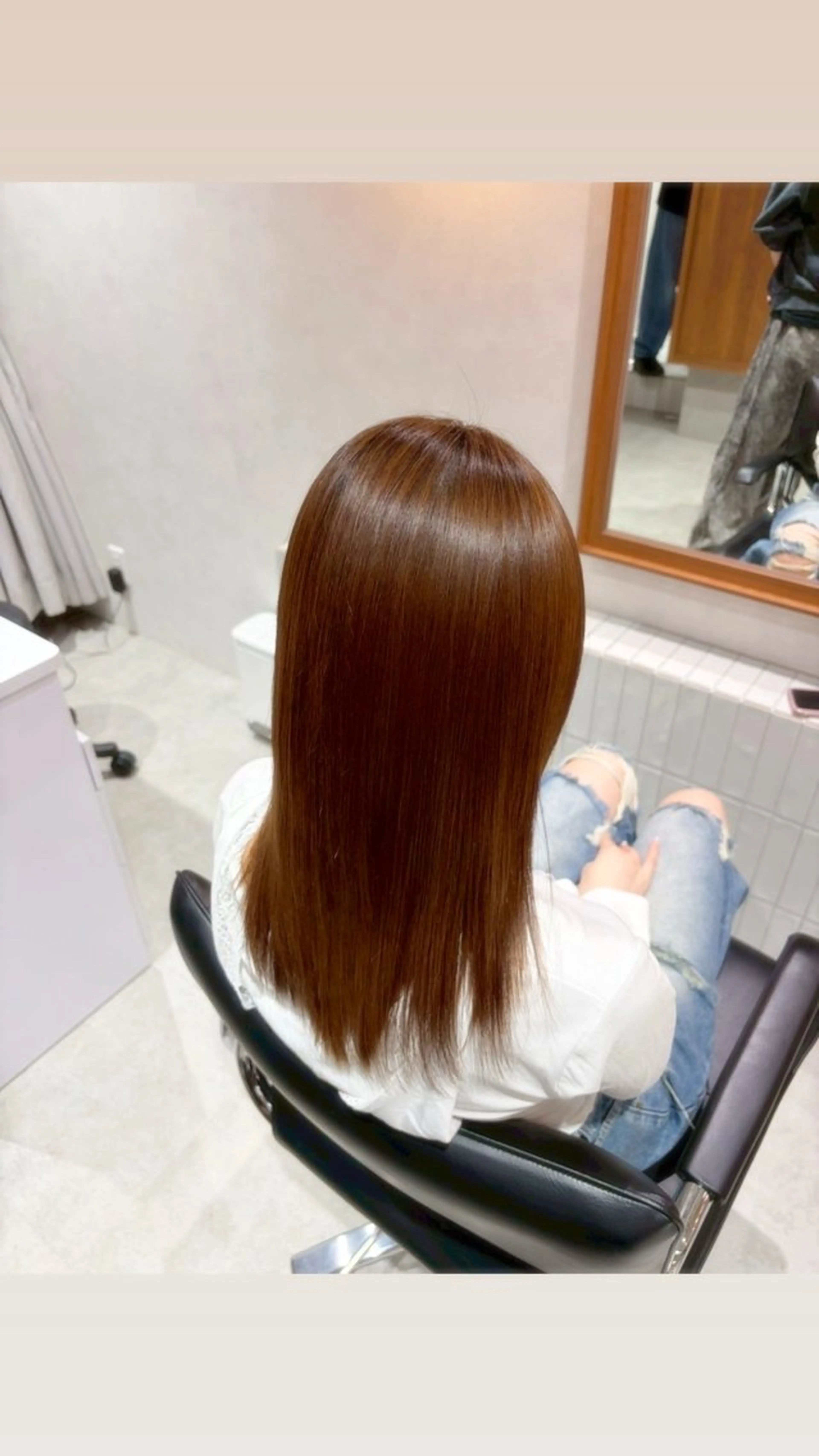 セミロング トリートメント 市來　里利央 （いちき　さとりお）のヘアスタイル