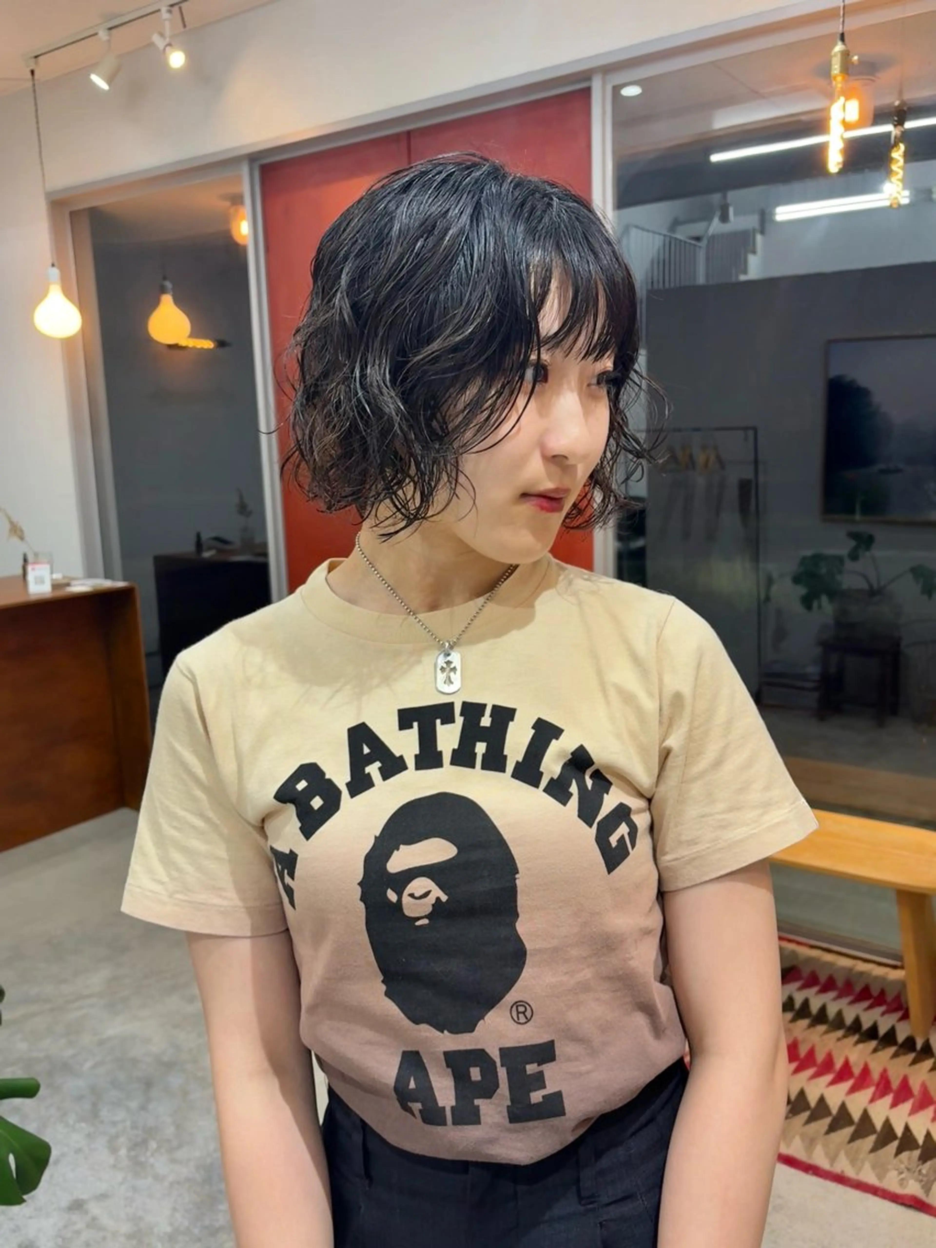 パーマ ボブ 長谷 若奈のヘアスタイル