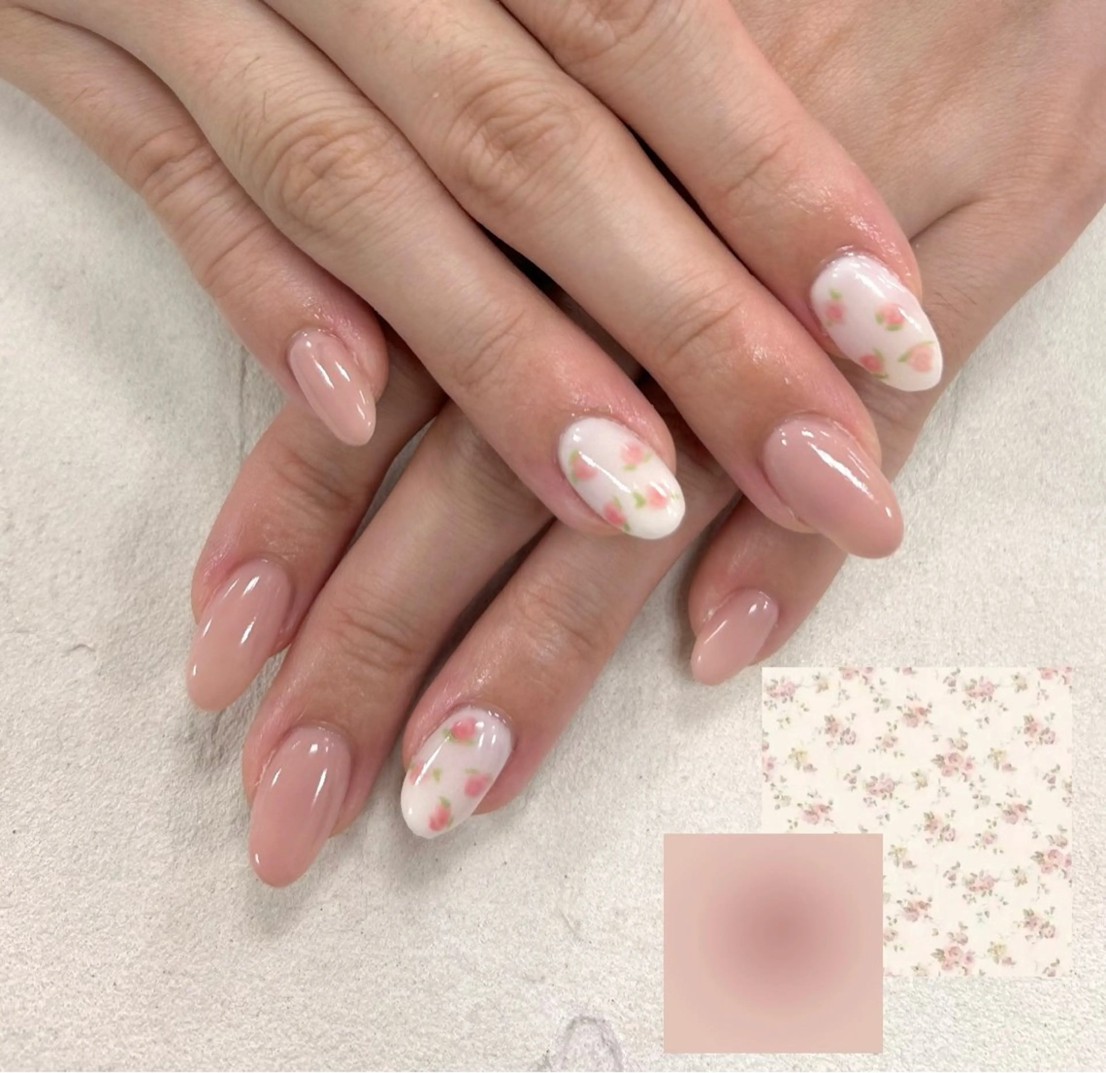 ネイル アートネイル ハンドネイル Bianca  🎀 Hayakawaのネイルデザイン