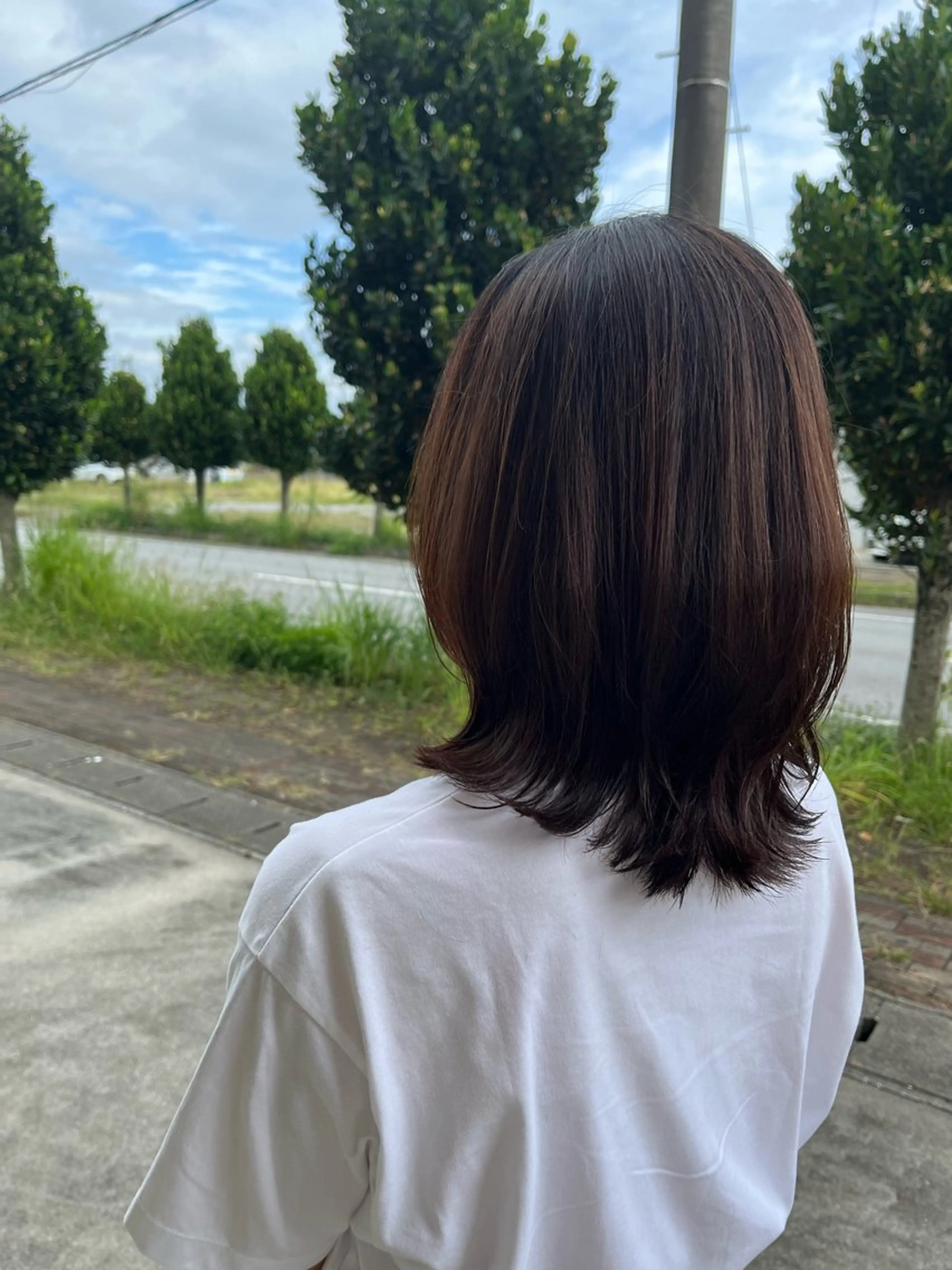 ミディアム カット カットモデル募集✂︎ 森田ひかり🌼のヘアスタイル