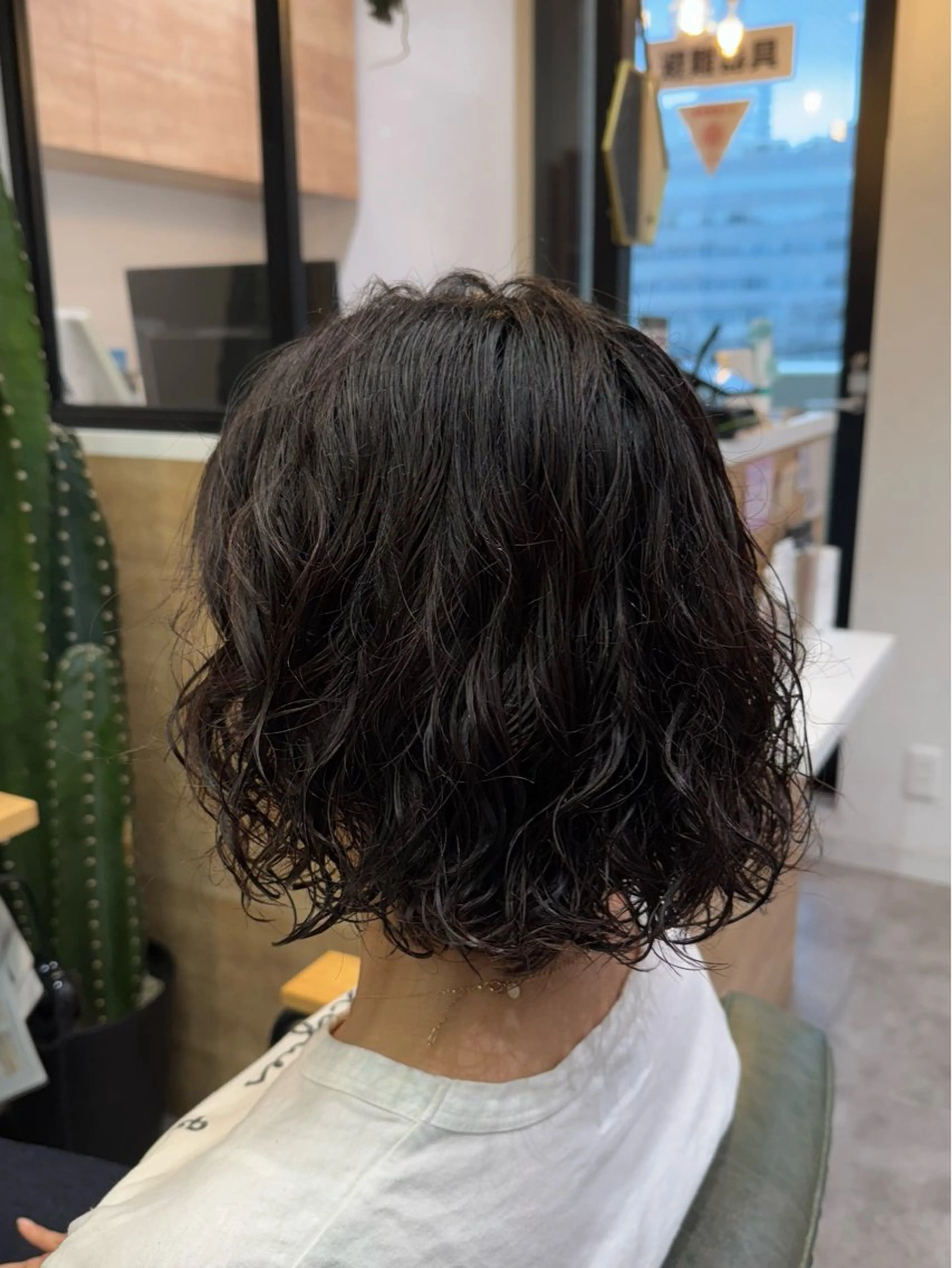 カット＋ゆるふわパーマ＋ハホニコtrの写真